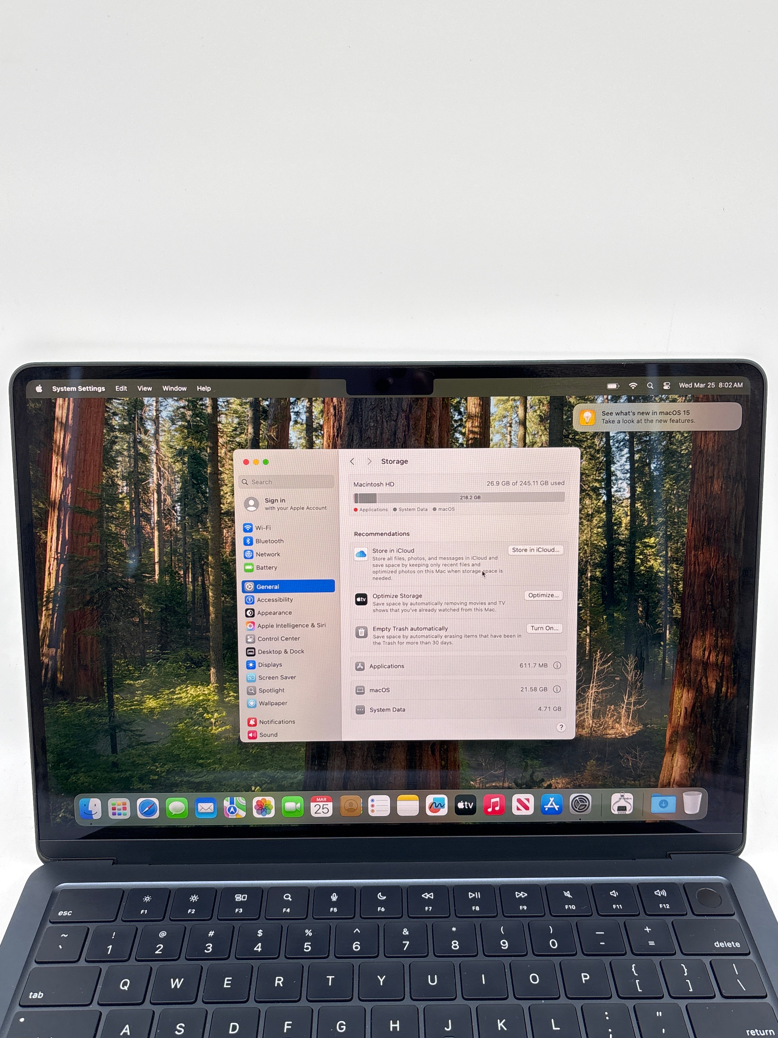 Apple MacBook Air 13" M4 A3240 16GB RAM 256GB SSD - Used with Box