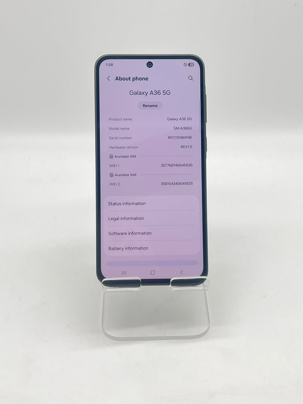 Samsung Galaxy A36 5G 128GB Spectrum - Used