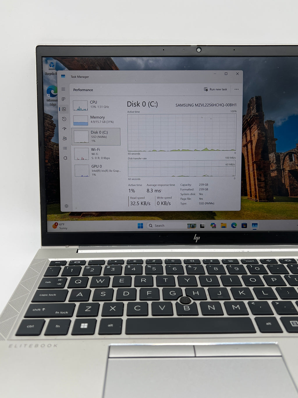 HP EliteBook 840 G8 i5-1145G7 16GB RAM 512GB SSD - Used