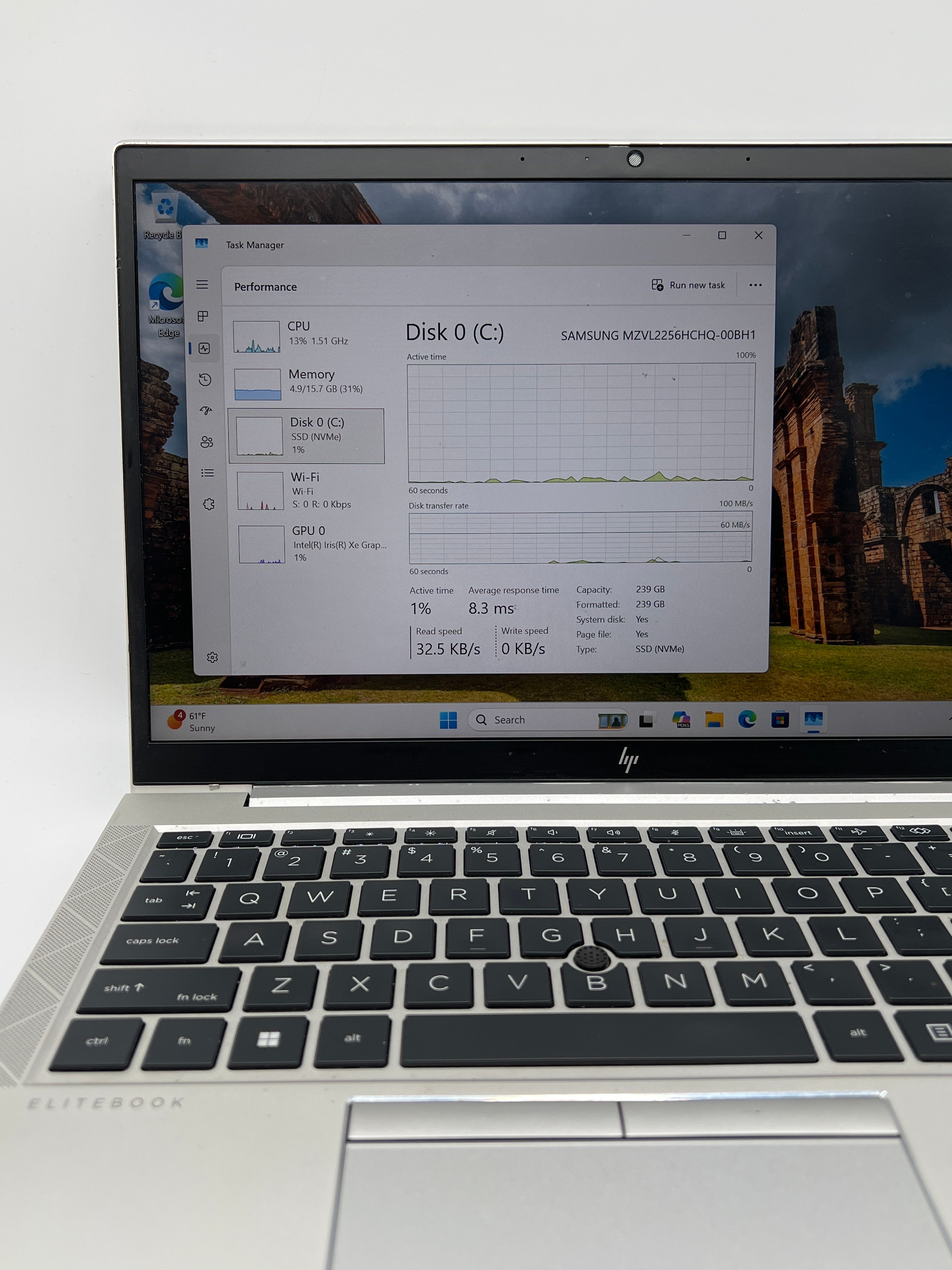 HP EliteBook 840 G8 i5-1145G7 16GB RAM 512GB SSD - Used