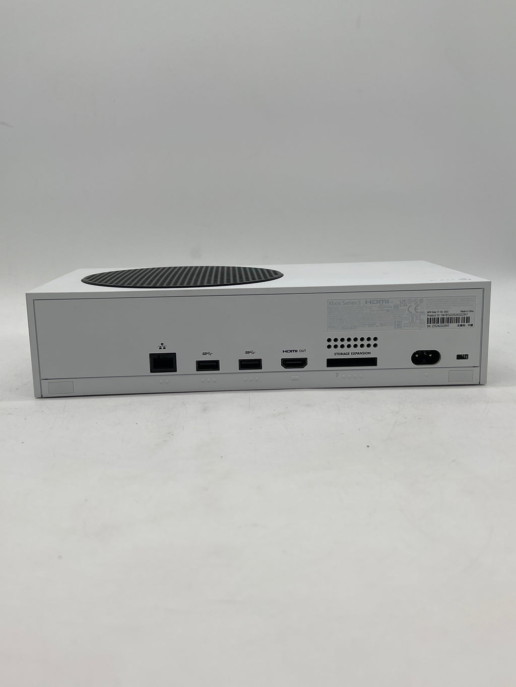 Microsoft Xbox Series S (1884) 2020 512GB - Used (Back Case Clip broken)