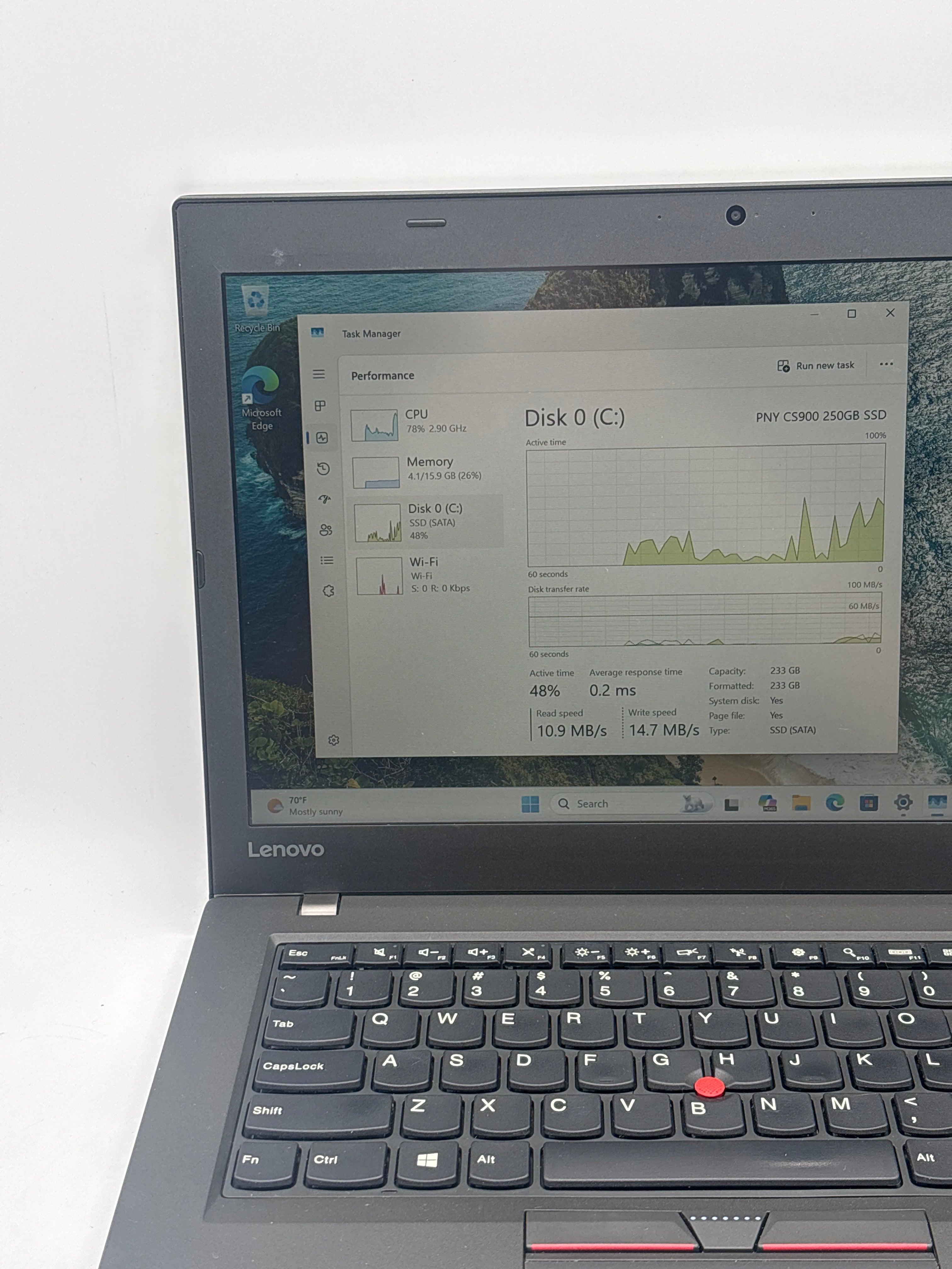 Lenovo ThinkPad T460 i5-6300U 16 GB RAM 256 GB SSD