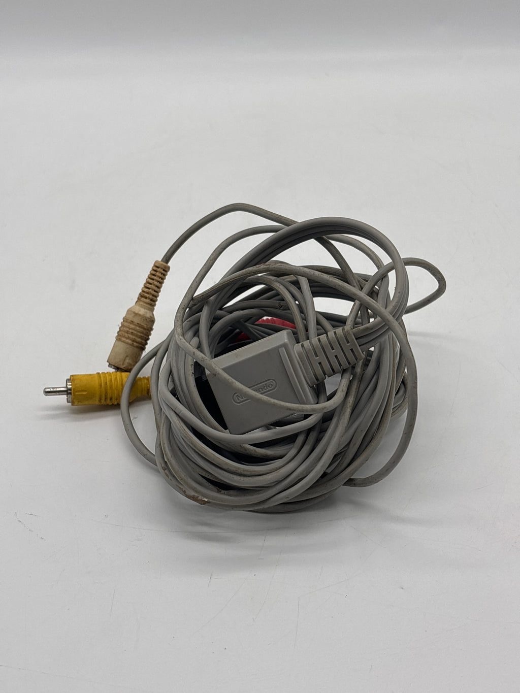 Nintendo Wii Red RVL-001 With 1 Remote Ac Adapter Cables