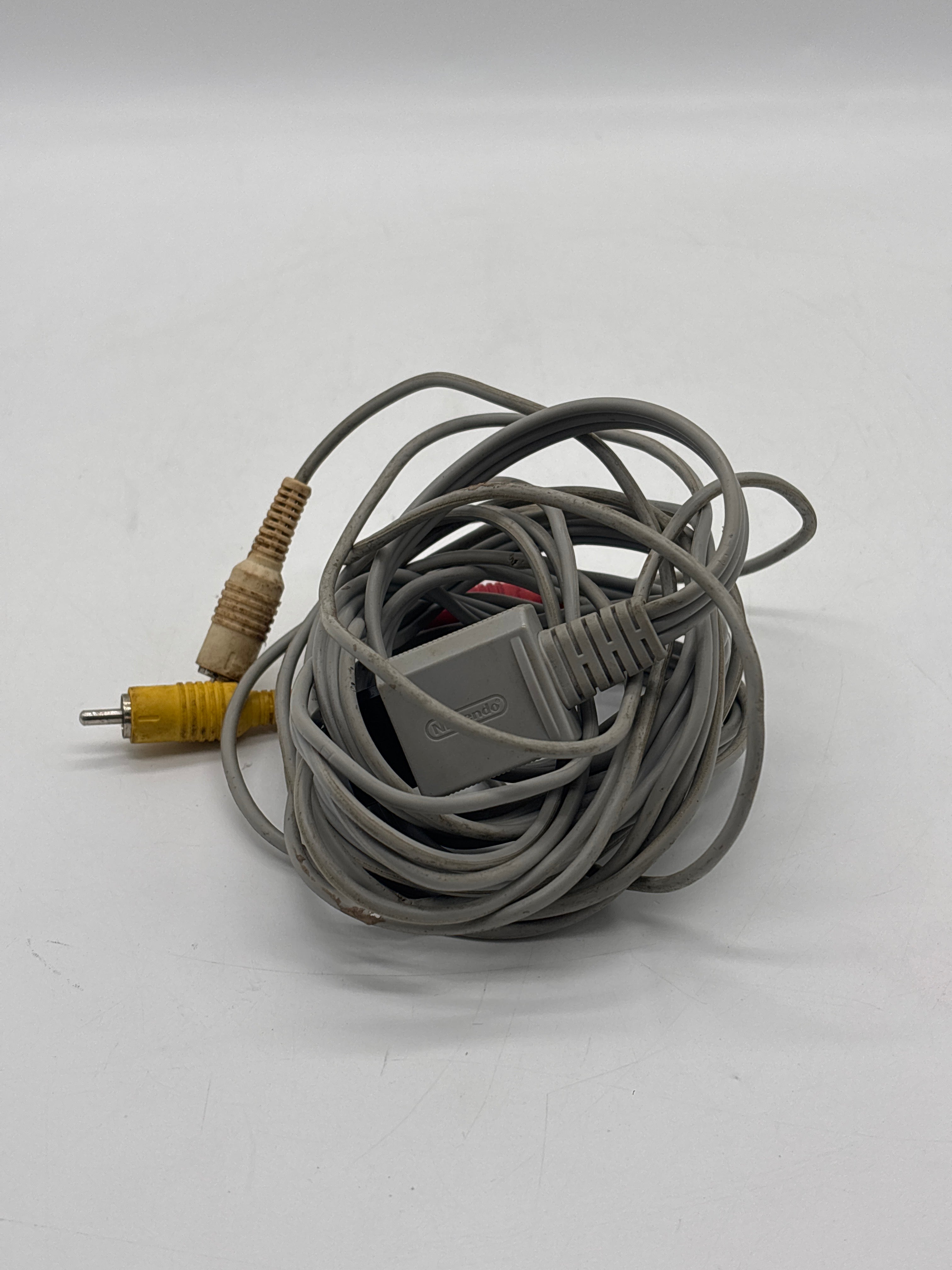 Nintendo Wii Red RVL-001 With 1 Remote Ac Adapter Cables