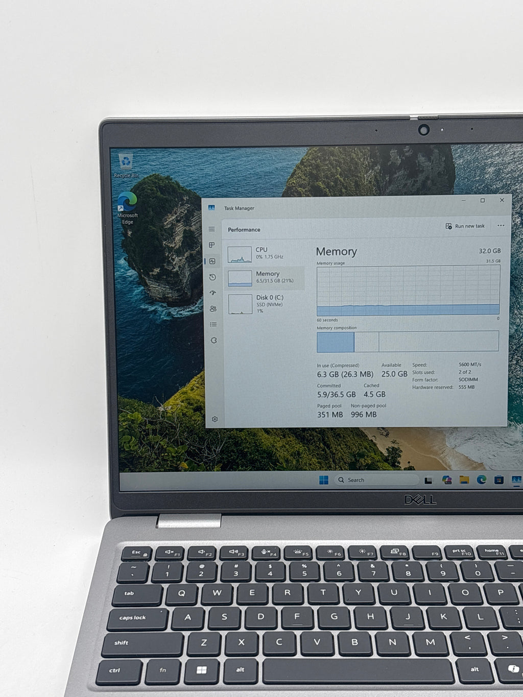 Dell Latitude 5550 Ultra 7 165U 32GB RAM 512GB SSD - Bios Lock/Remotely Managed