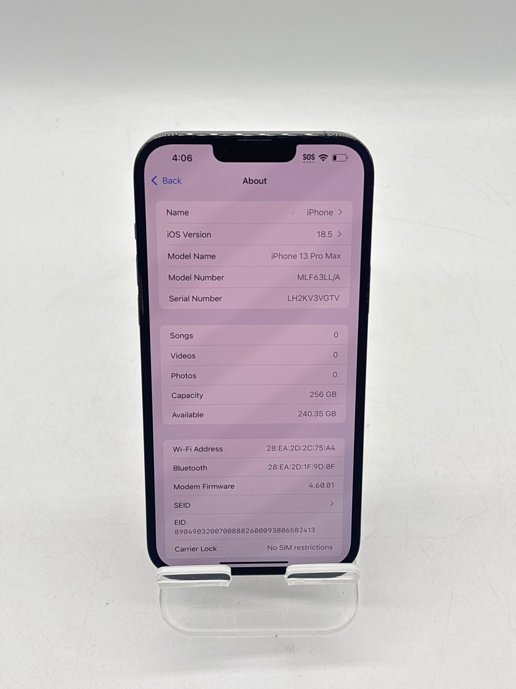 Apple iPhone 13 Pro Max Gray 256GB - Unlocked