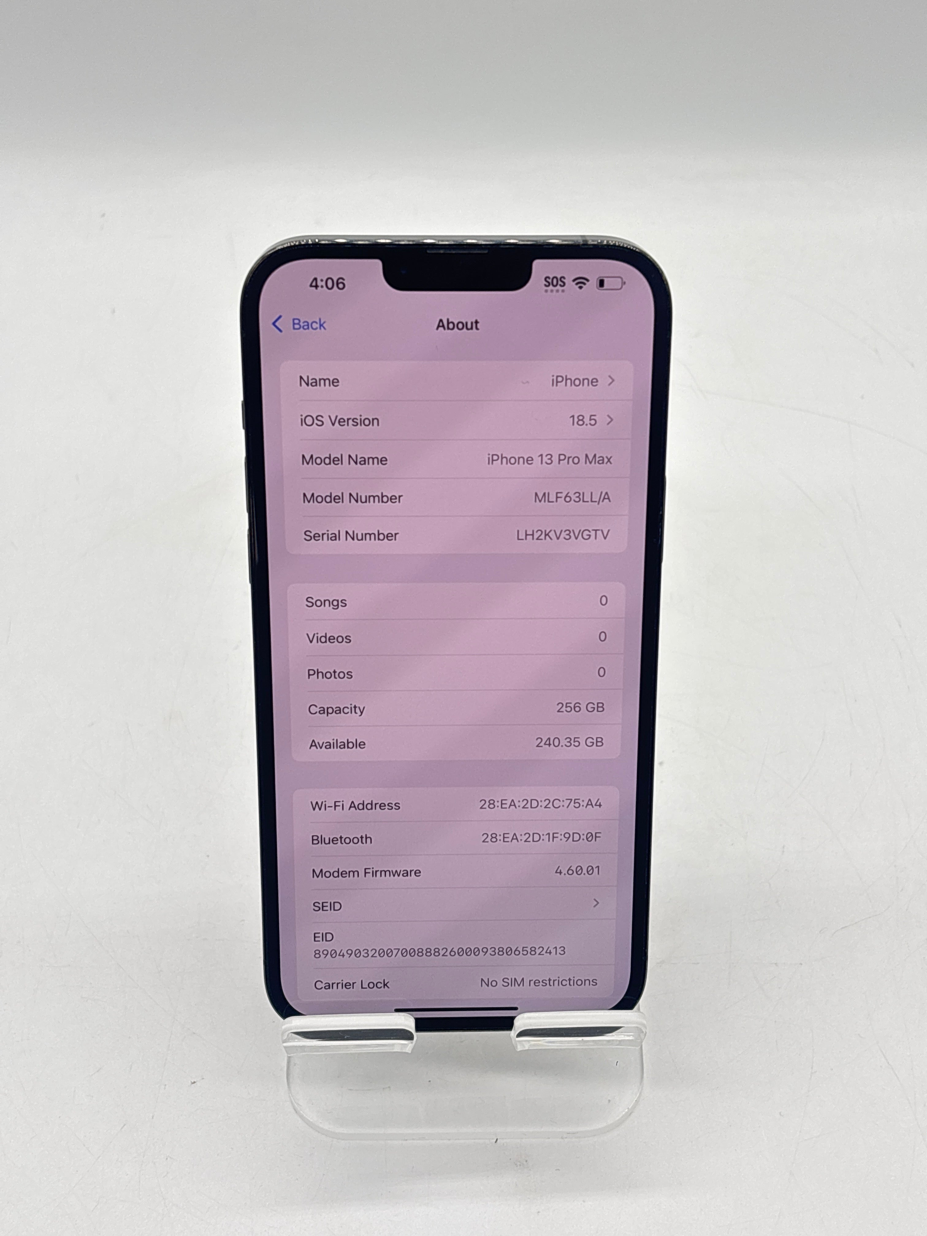 Apple iPhone 13 Pro Max Gray 256GB - Unlocked