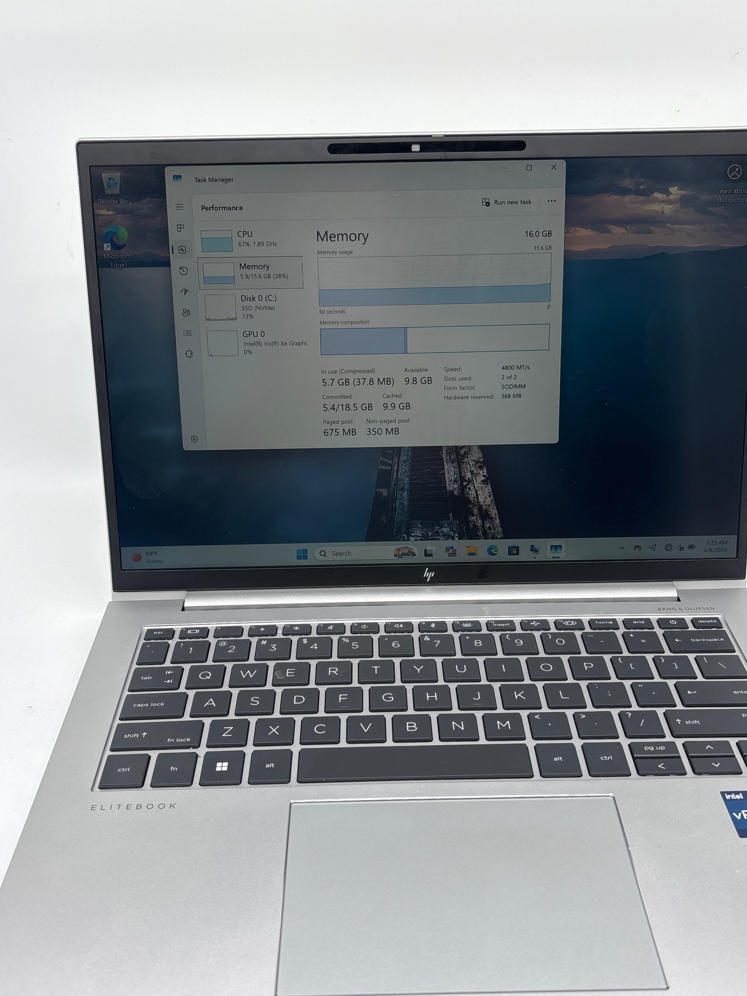 HP EliteBook 840 G9 i7-1265U 16GB RAM 512GB SSD - Used