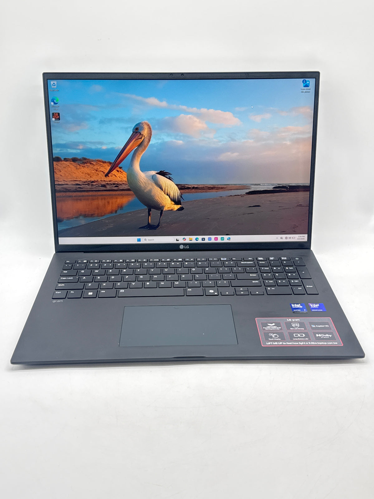 LG Gram 17Z90TL 17" Core Ultra 7 258V 32GB RAM 1TB SSD - Used