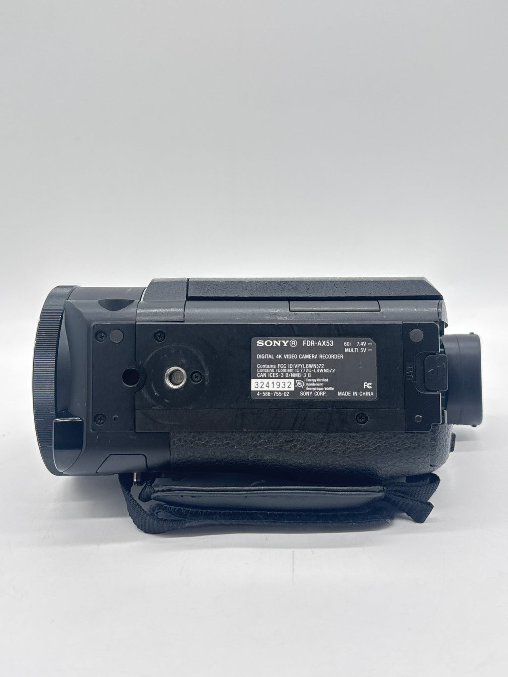 Sony Handycam FDR-AX53 4K Ultra HD Handheld Camcorder - For Parts