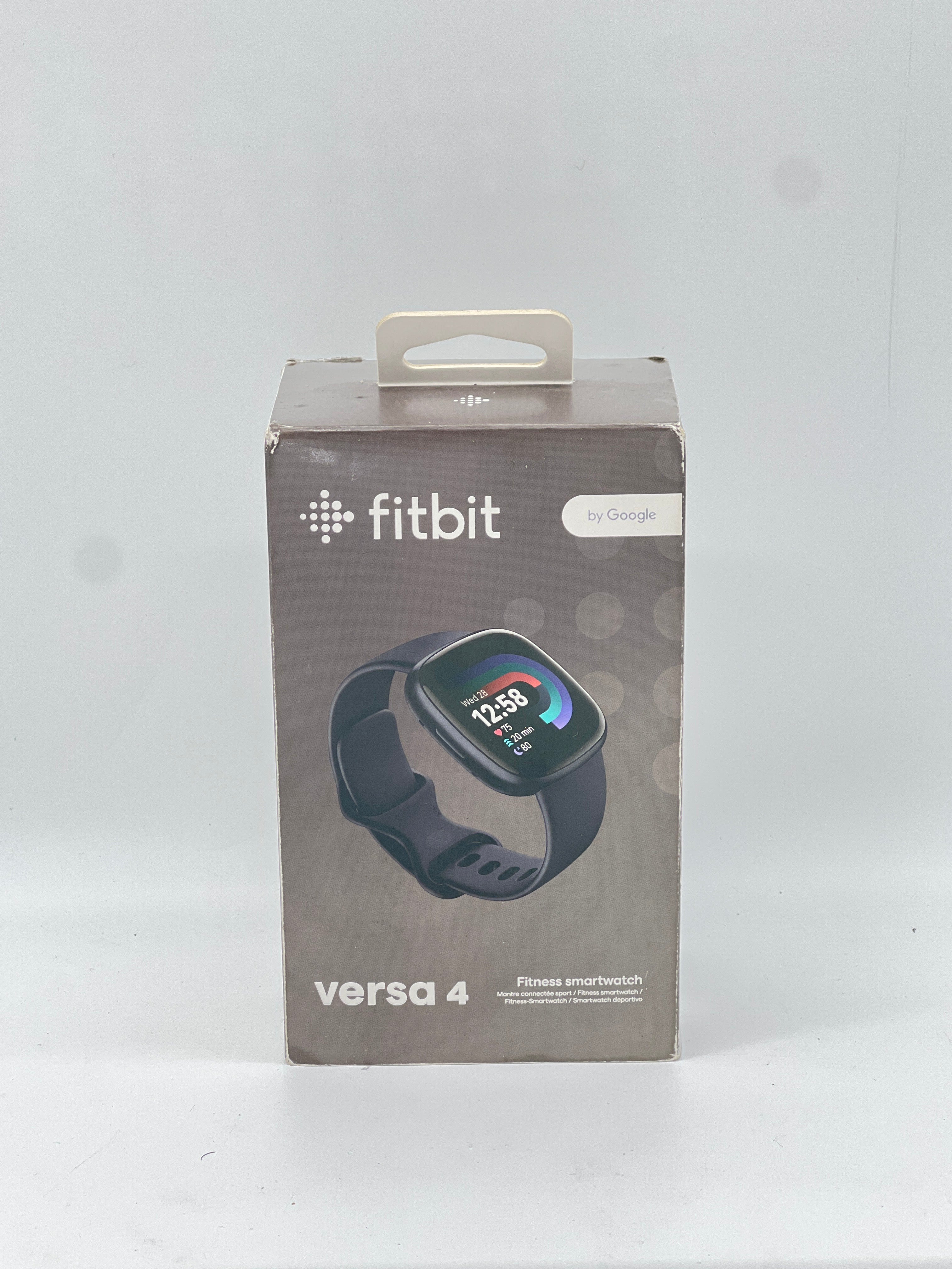 Fitbit Versa 4 Smart Watch 24mm Black GPS Only Activity Tracker New In Box