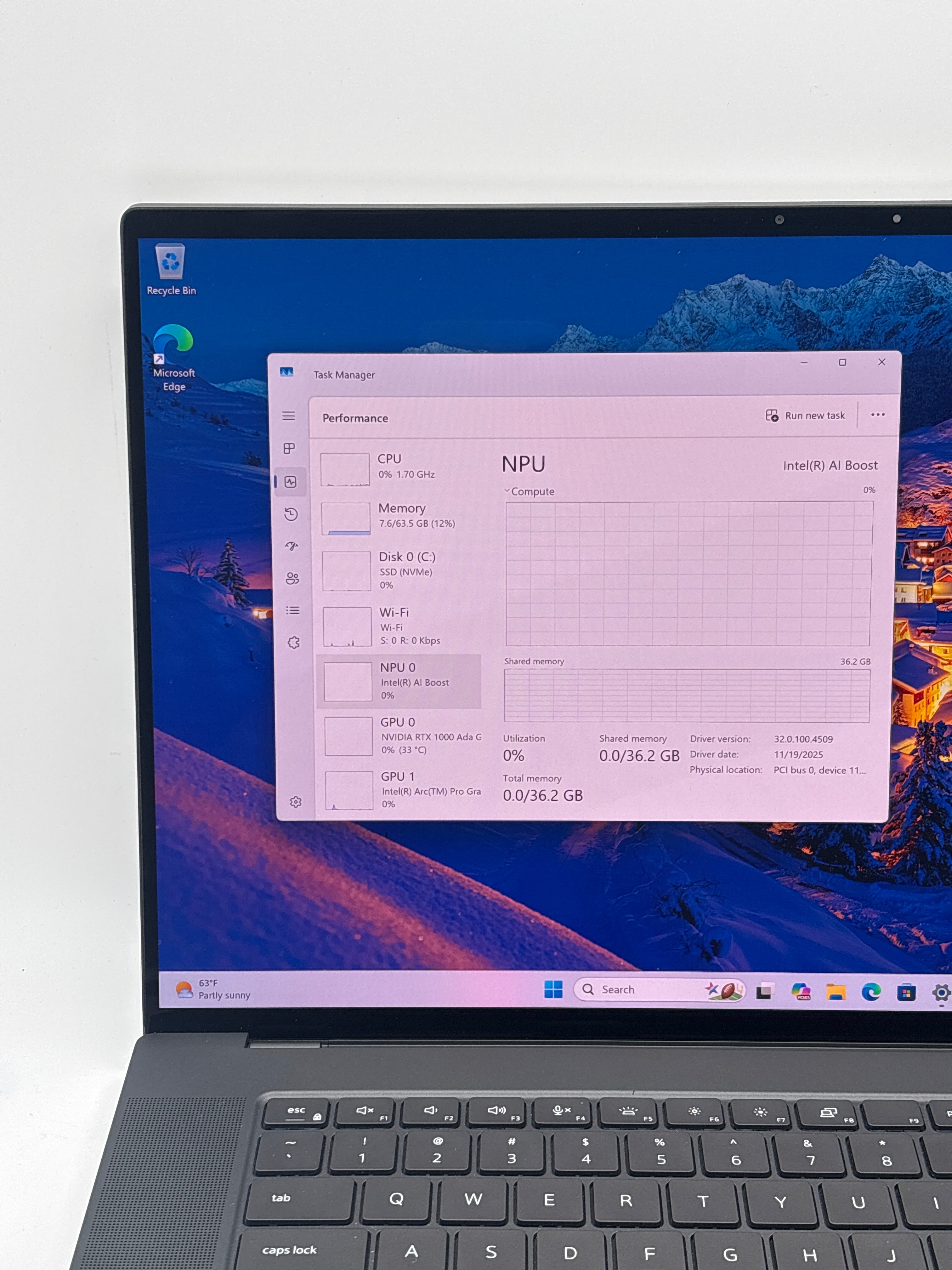 Dell Precision 5690 Ultra 7 165H 64GB RAM 512GB SSD RTX 1000 Ada - Warranty (April 2028)