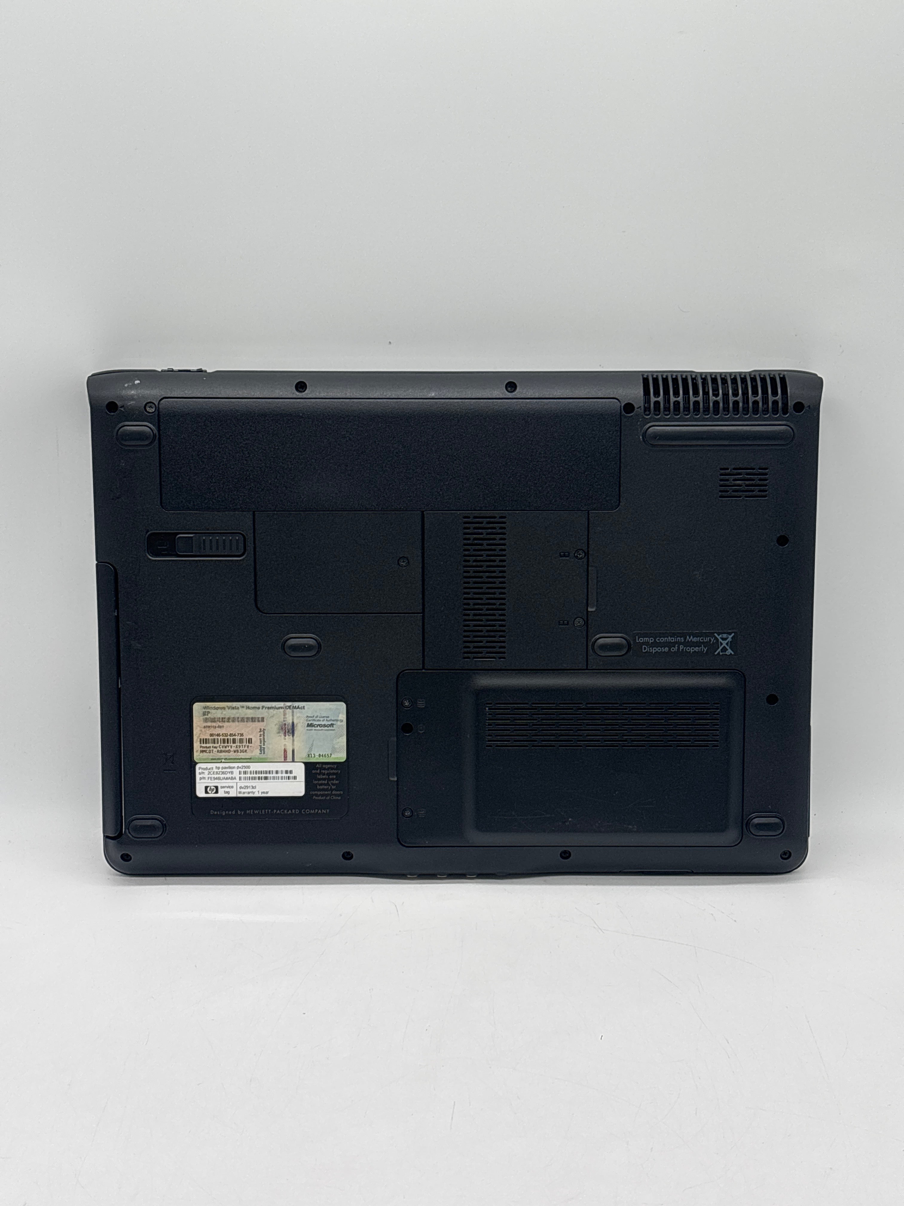 HP Pavillion dv2000 AMD Turion 64 X2 4GB RAM 500GB HDD
