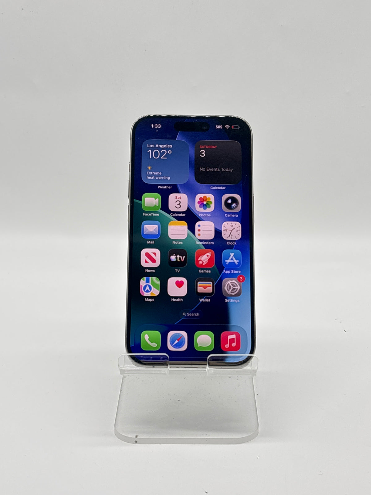 Apple iPhone 15 Pro A2848 128GB Natural Titanium Factory Unlocked - Used