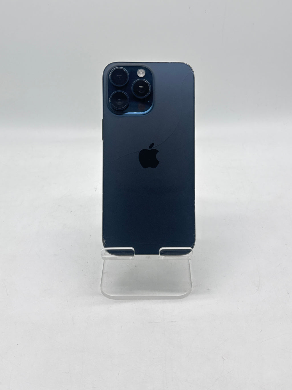 Apple iPhone 15 Pro Max 256GB Blue Titanium Unlocked - Cracked Back/Screen