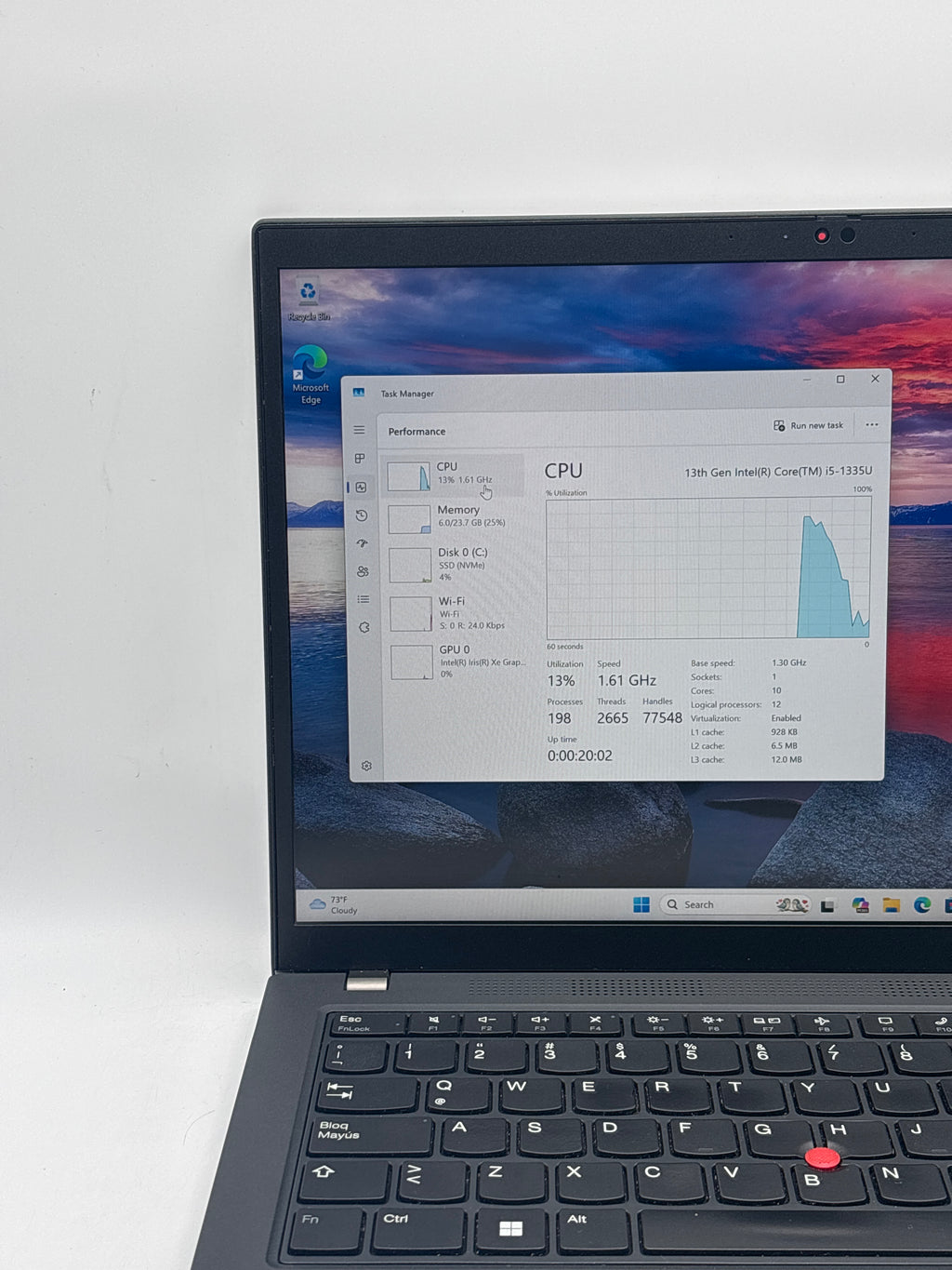 Lenovo ThinkPad T14 Gen 4 i5-1335U 24GB RAM 512GB SSD - For Parts (Read DESC)