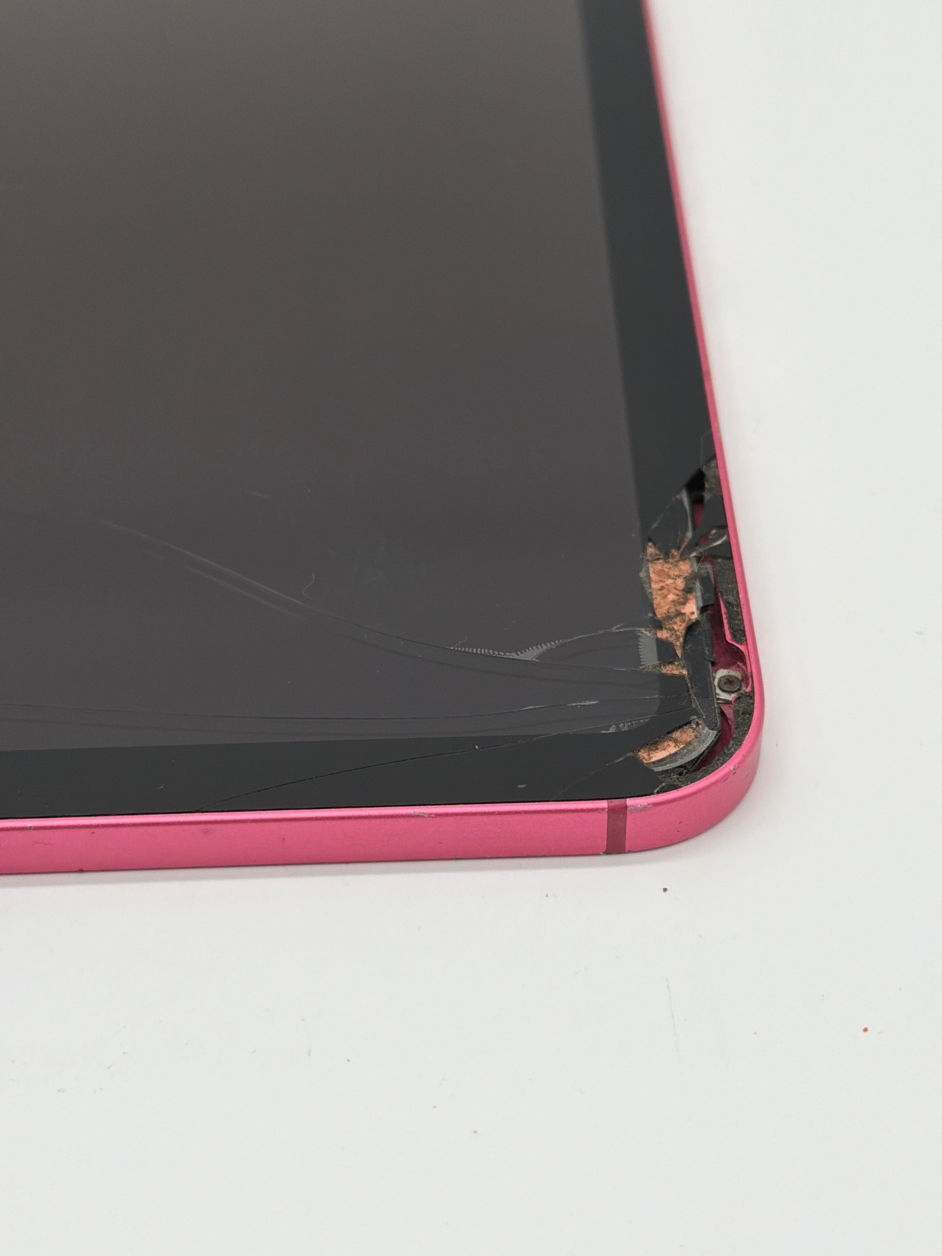 ATNT Apple iPad 10th gen 10.9" A2757 64GB Wi-Fi + Cellular Pink Cracked Screen/LCD