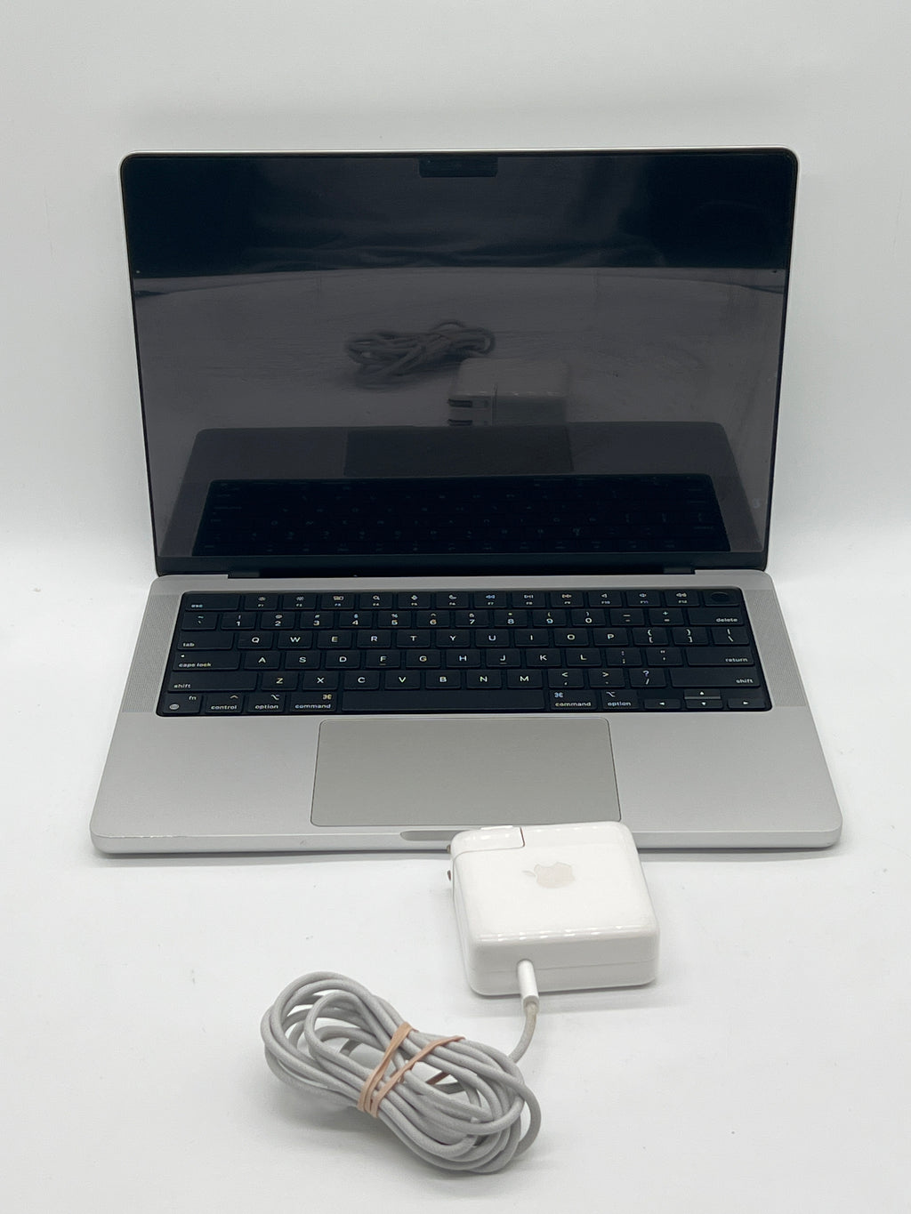 Apple MacBook Pro 14" A2442 2021 M1 Chip Silver For Parts Untested No Specs