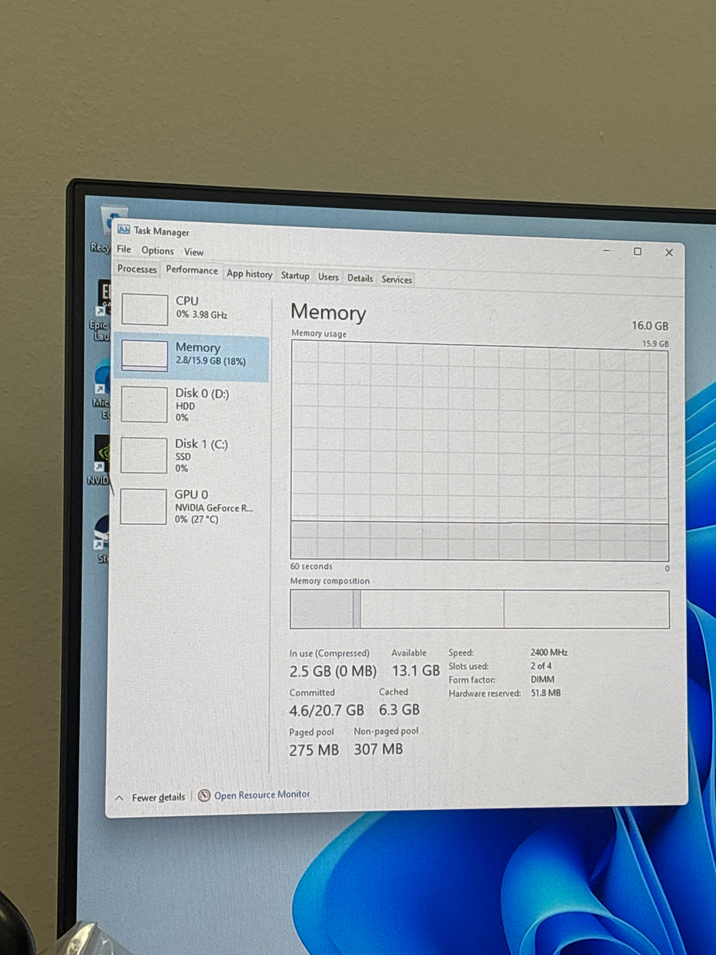 Custom Gaming PC Ryzen 9 3900X 16GB RAM 1TB SSD RTX 2070 Super Win 11 - Used