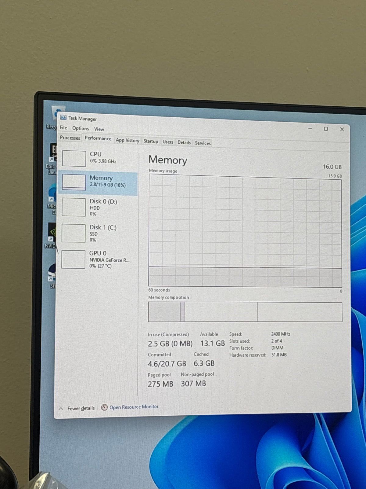 Custom Gaming PC Ryzen 9 3900X 16GB RAM 1TB SSD RTX 2070 Super Win 11 - Used