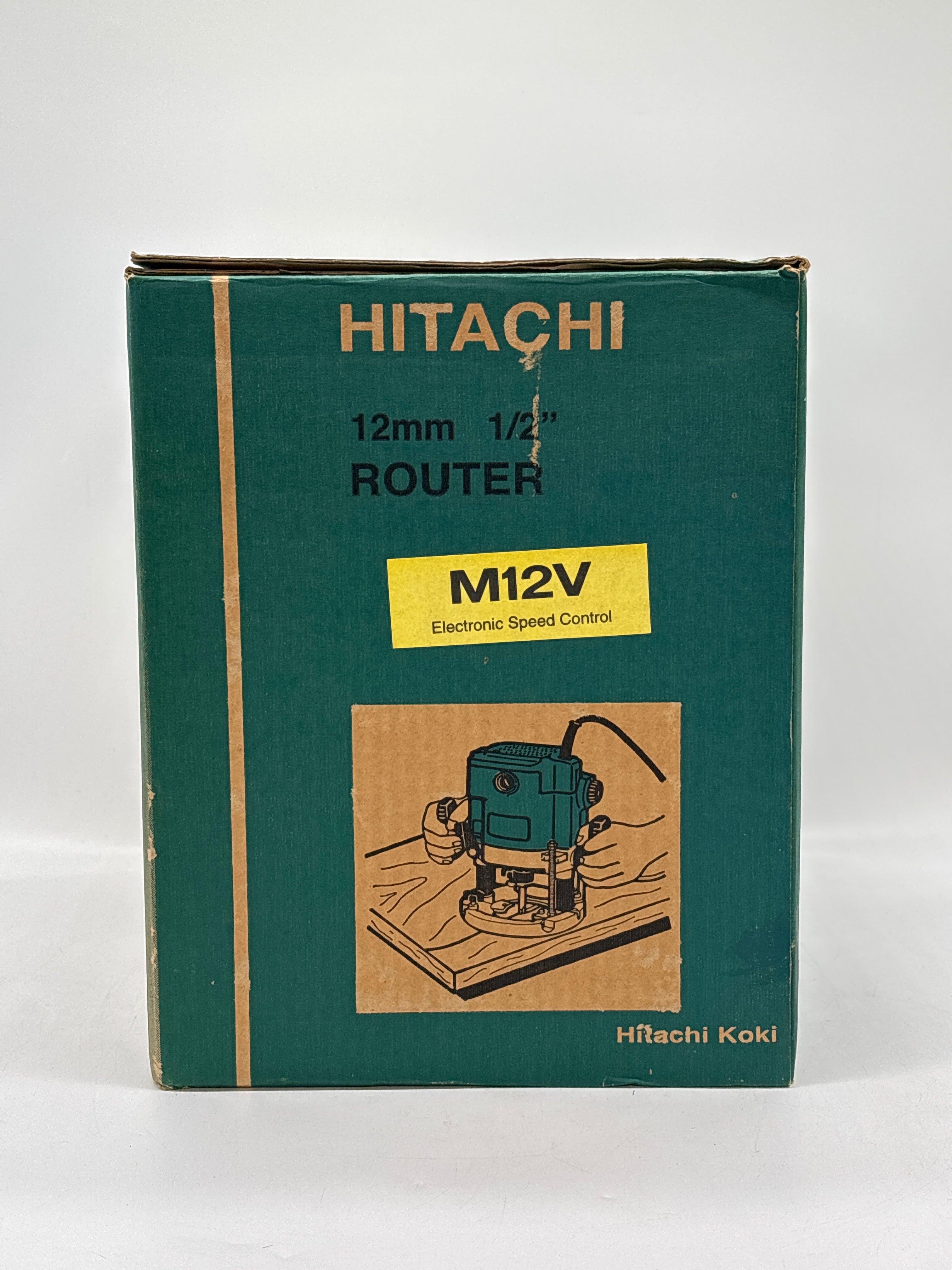 Hitachi M12V 12mm Router Professional Corded Electric - Used With Box