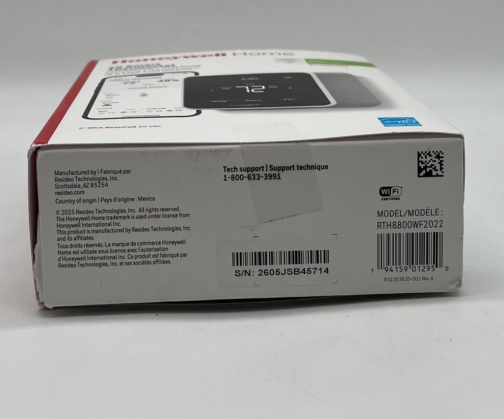 Honeywell T5 RTH8800WF2022 Smart Thermostat - New In Box