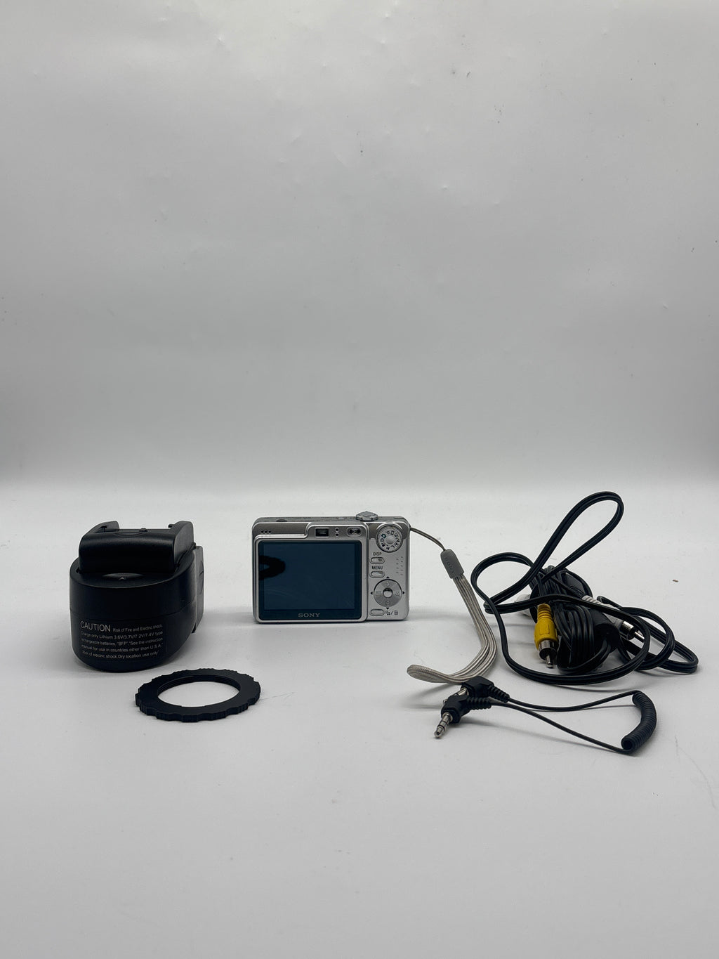 Sony Cyber-Shot DSC-W55 7.2MP Digital Camera Silver 3x Optical Zoom - Used