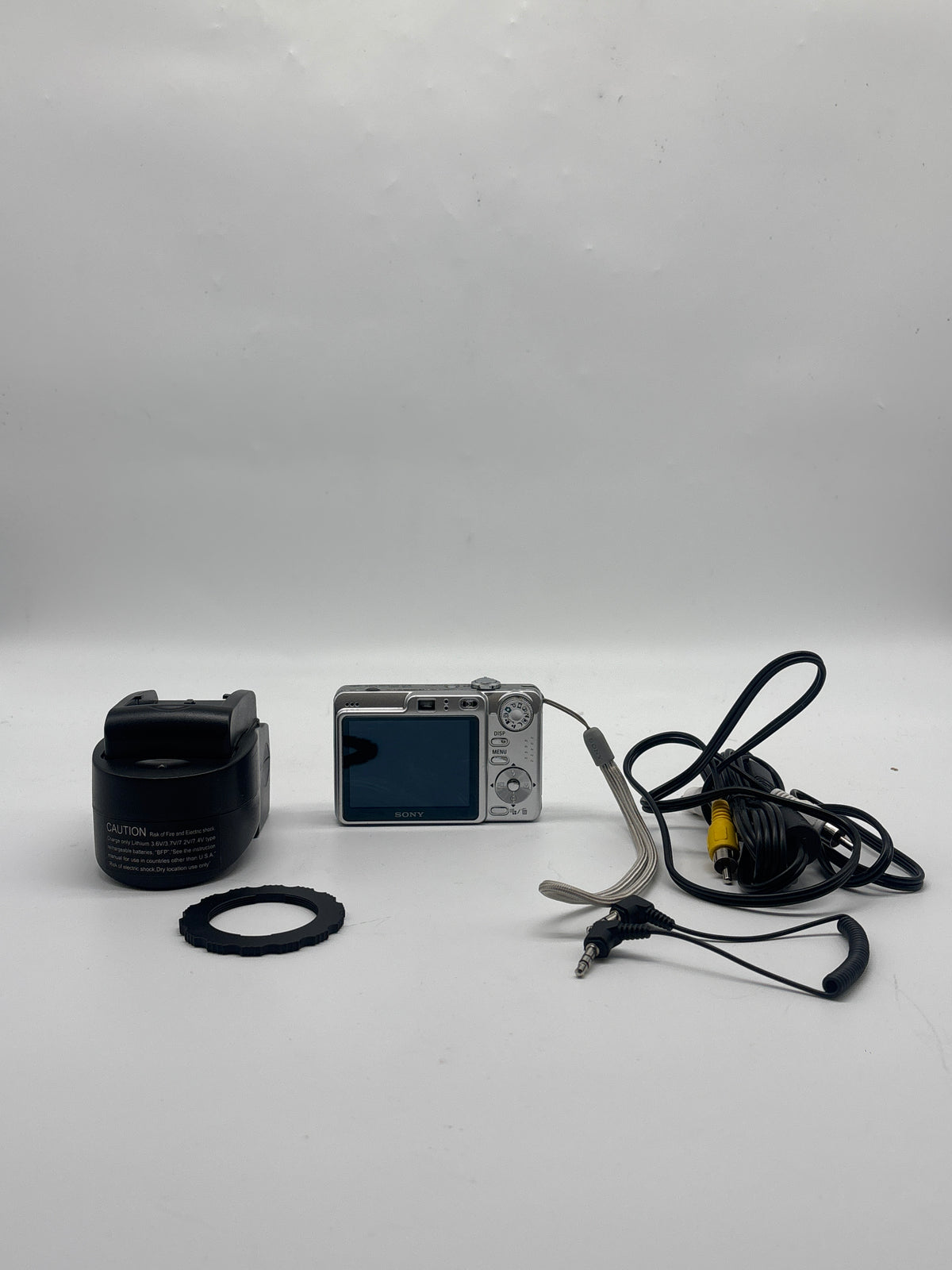 Sony Cyber-Shot DSC-W55 7.2MP Digital Camera Silver 3x Optical Zoom - Used