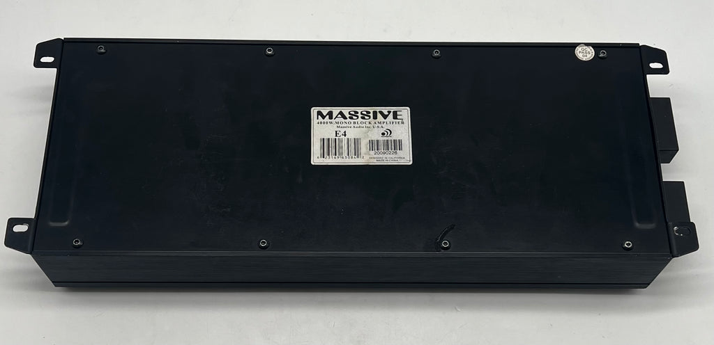 Massive E4 4000 Watts Mono block amplifier - Used