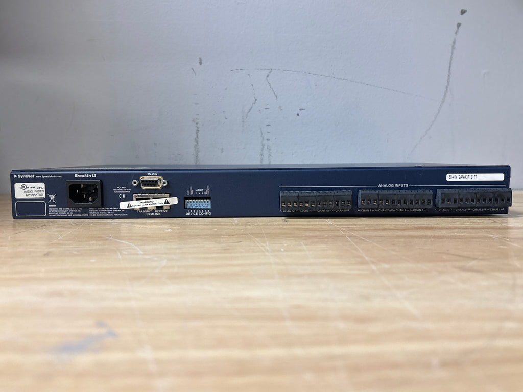 Symetrix SymNet BreakIn 12 Audio Signal Processor - Used With Box