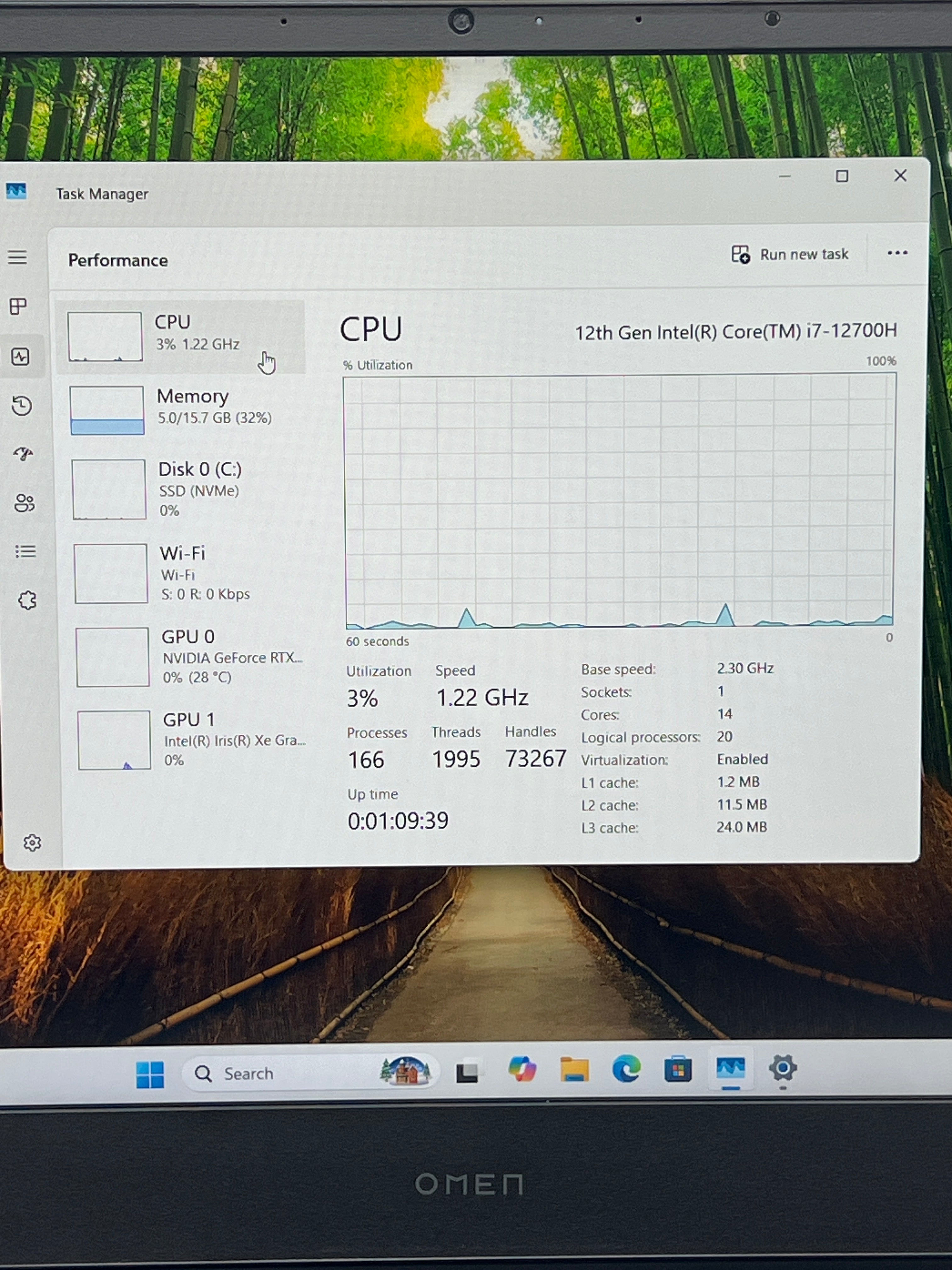 HP Omen 16-K0013DX i7-12700H 2.3GHz 16GB RAM 1TB SSD GeForce RTX 3050 Ti