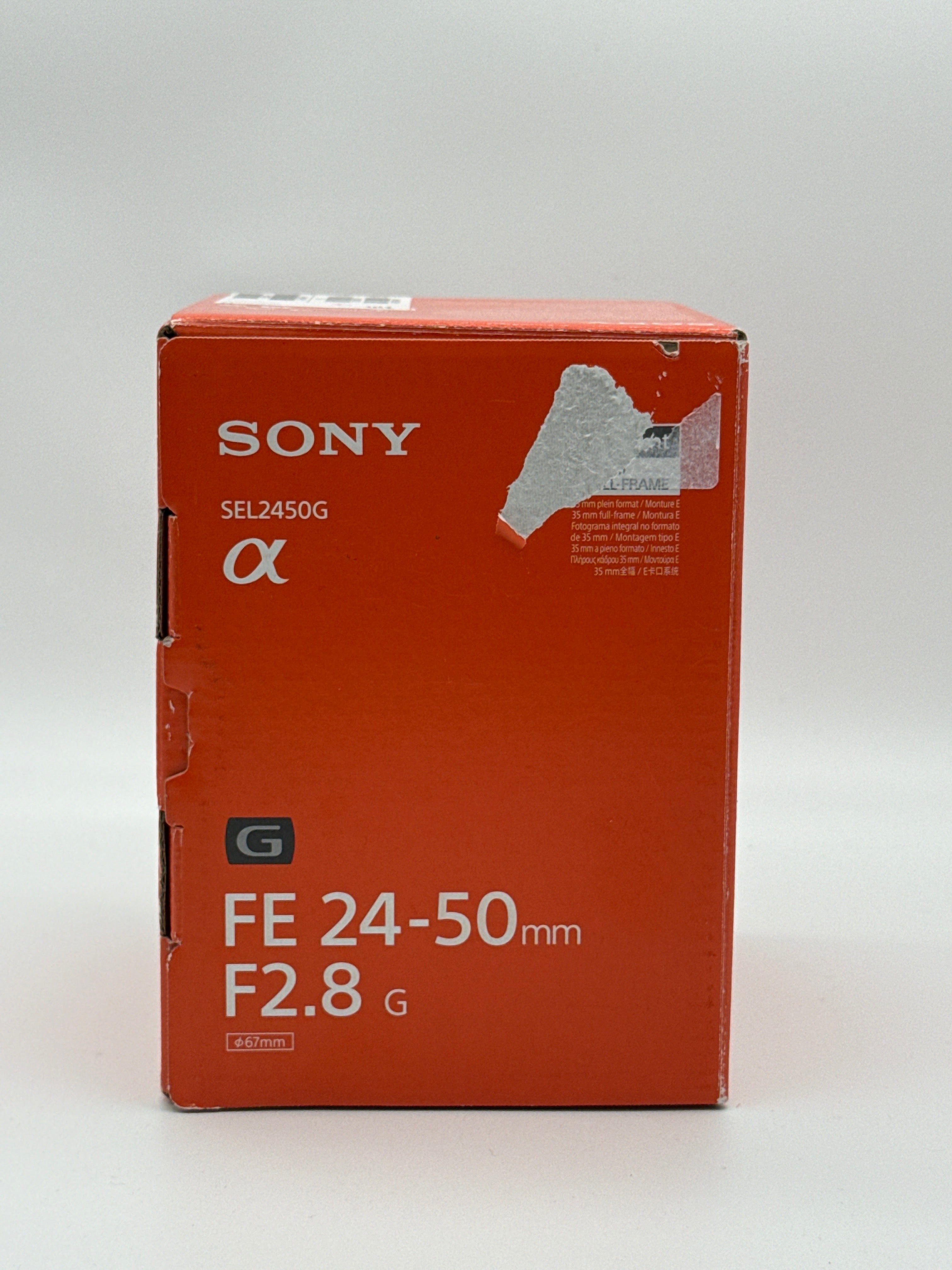 Sony FE 24-50mm f/2.8 G SEL2450G Standard Zoom Sony E Mount - New