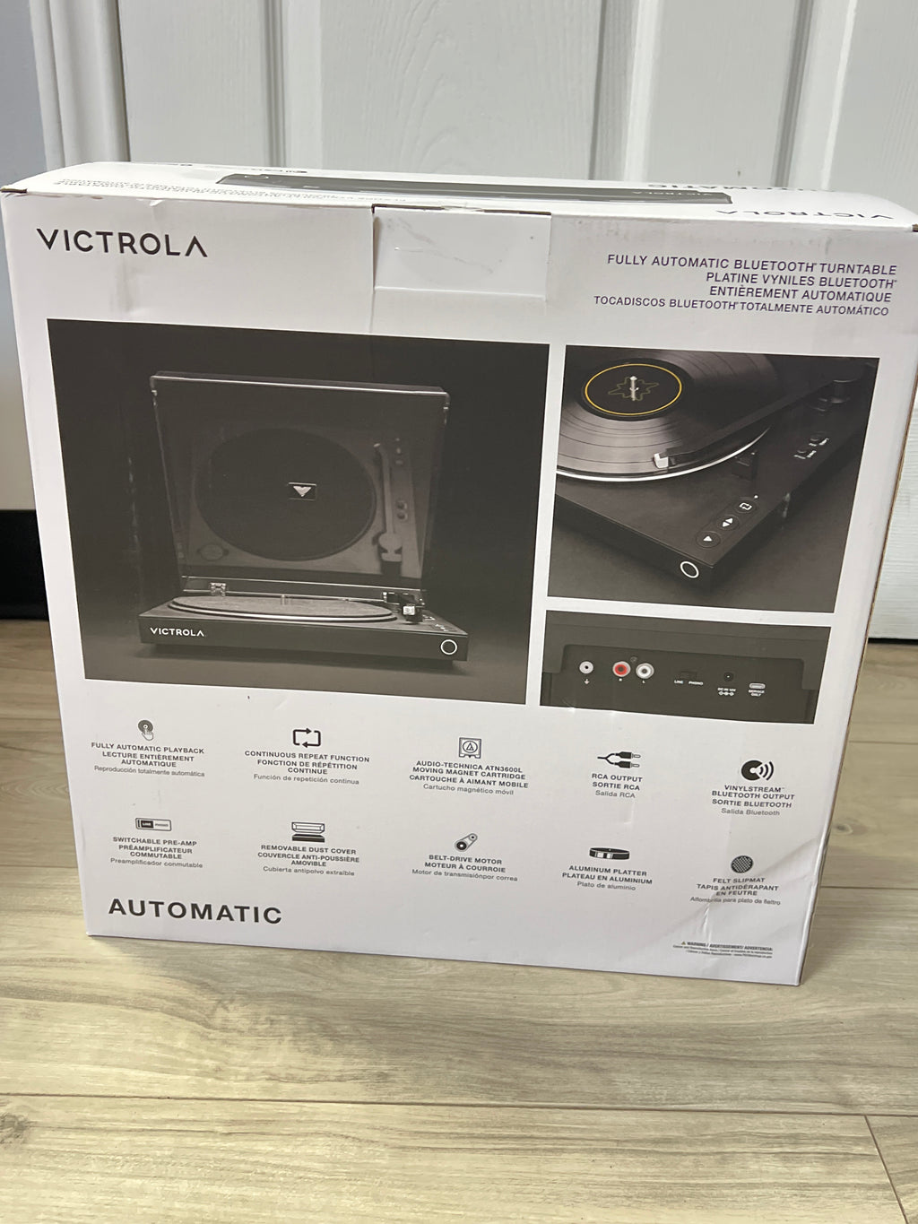Victrola Automatic Bluetooth Turntable VPT-800 Record Player - New In Box