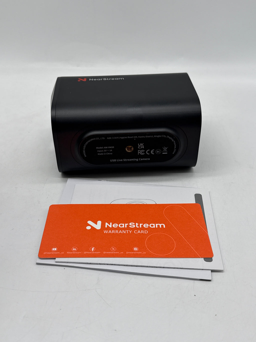 Near Stream AW-VM20 4K USB Streaming Camera - New Open Box