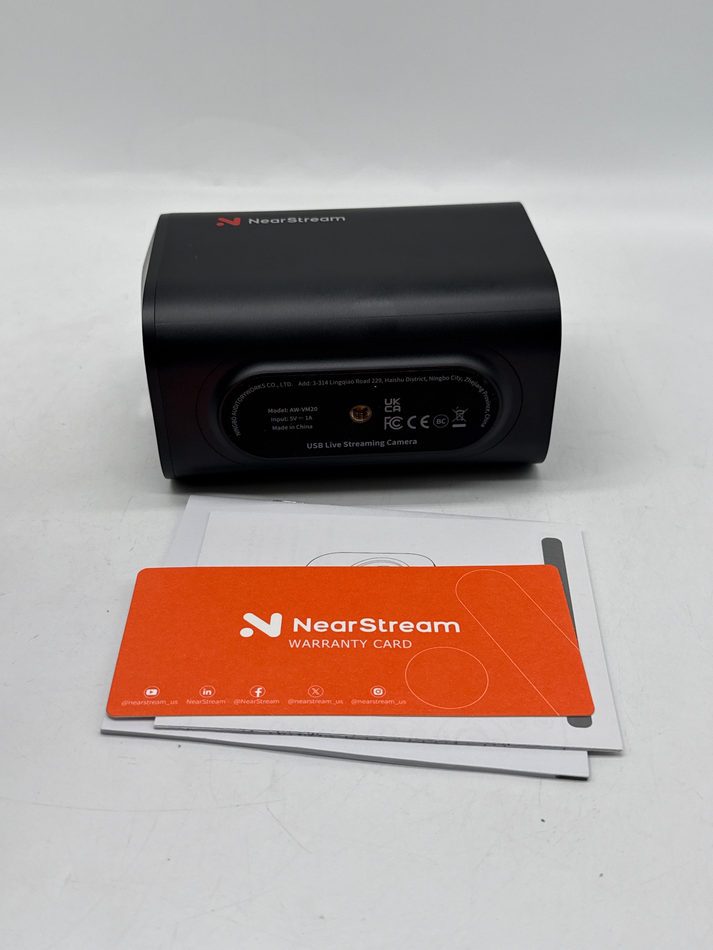 Near Stream AW-VM20 4K USB Streaming Camera - New Open Box