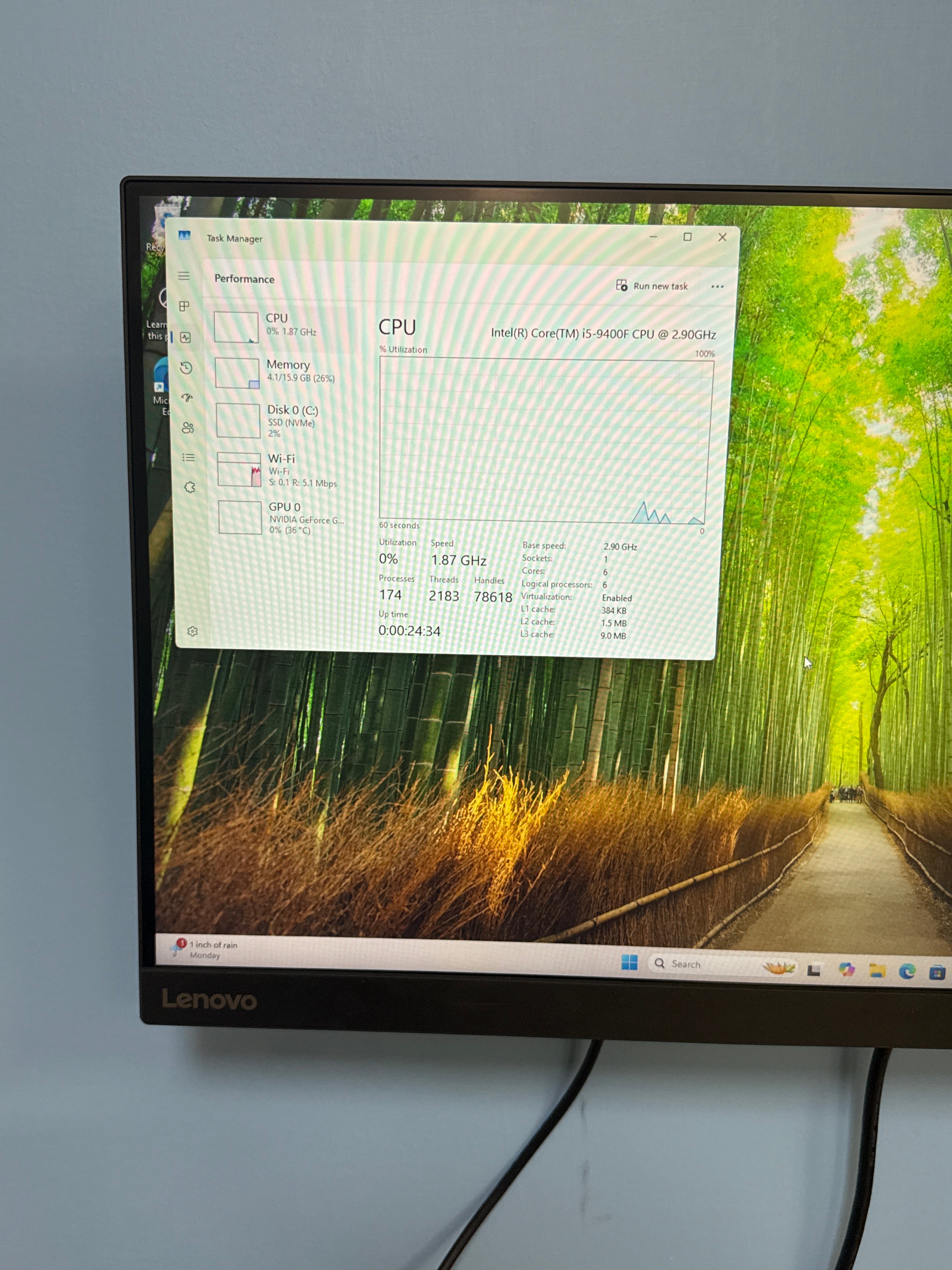 HP Omen 25L Desktop i5 9400F 16GB RAM GTX 1660 TI 2TB SSD Gaming Computer
