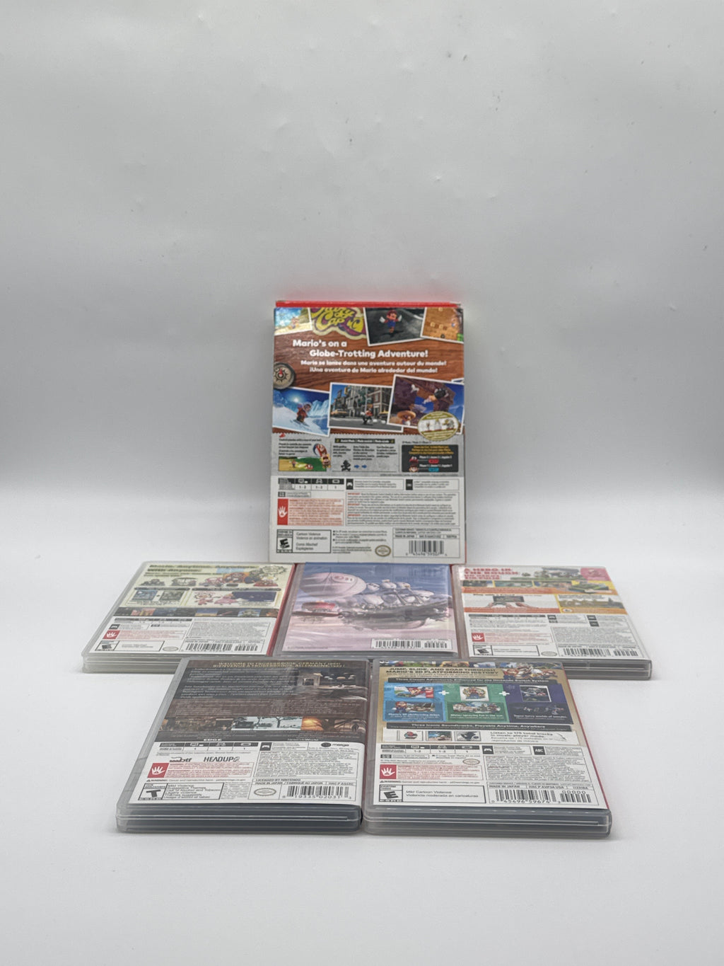 Nintendo Switch 5 Game Lot Mario Odyssey 3D All-Stars Captain Toad - Used