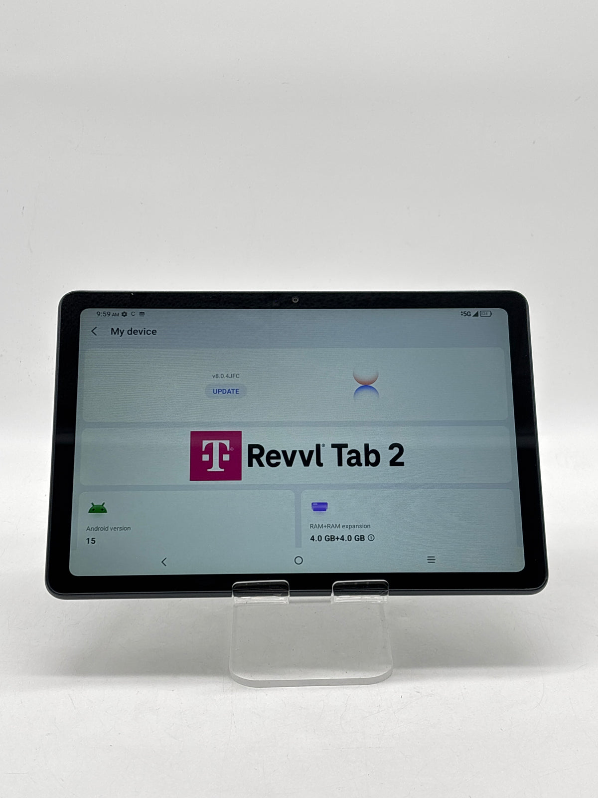 T-Mobile Revvl Tab 2 10.1" MediaTek Dimensity 6300 4GB RAM 64GB 5G/LTE Wi-Fi Black - Network Locked