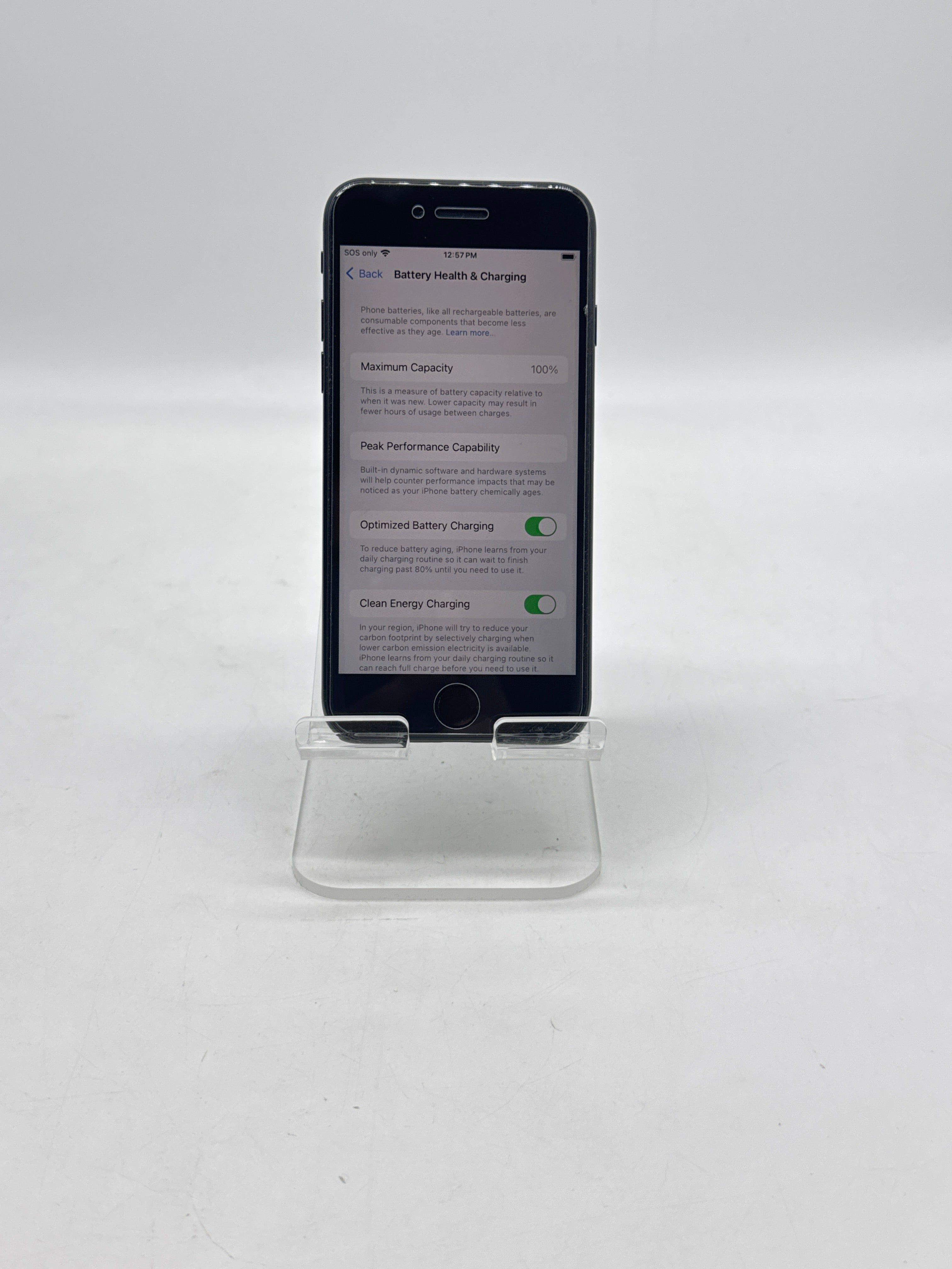 Apple iPhone SE 3rd Gen A2595 64GB Black Factory Unlocked - Used