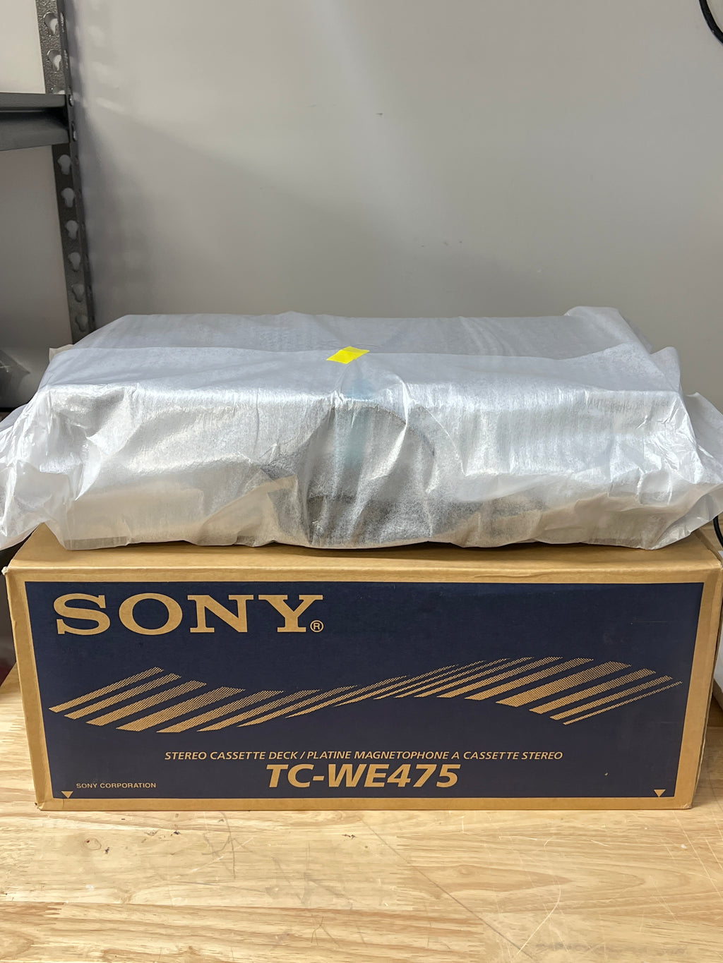 Sony TC-WE475 DVD Player Stereo Cassette Deck - New In Box