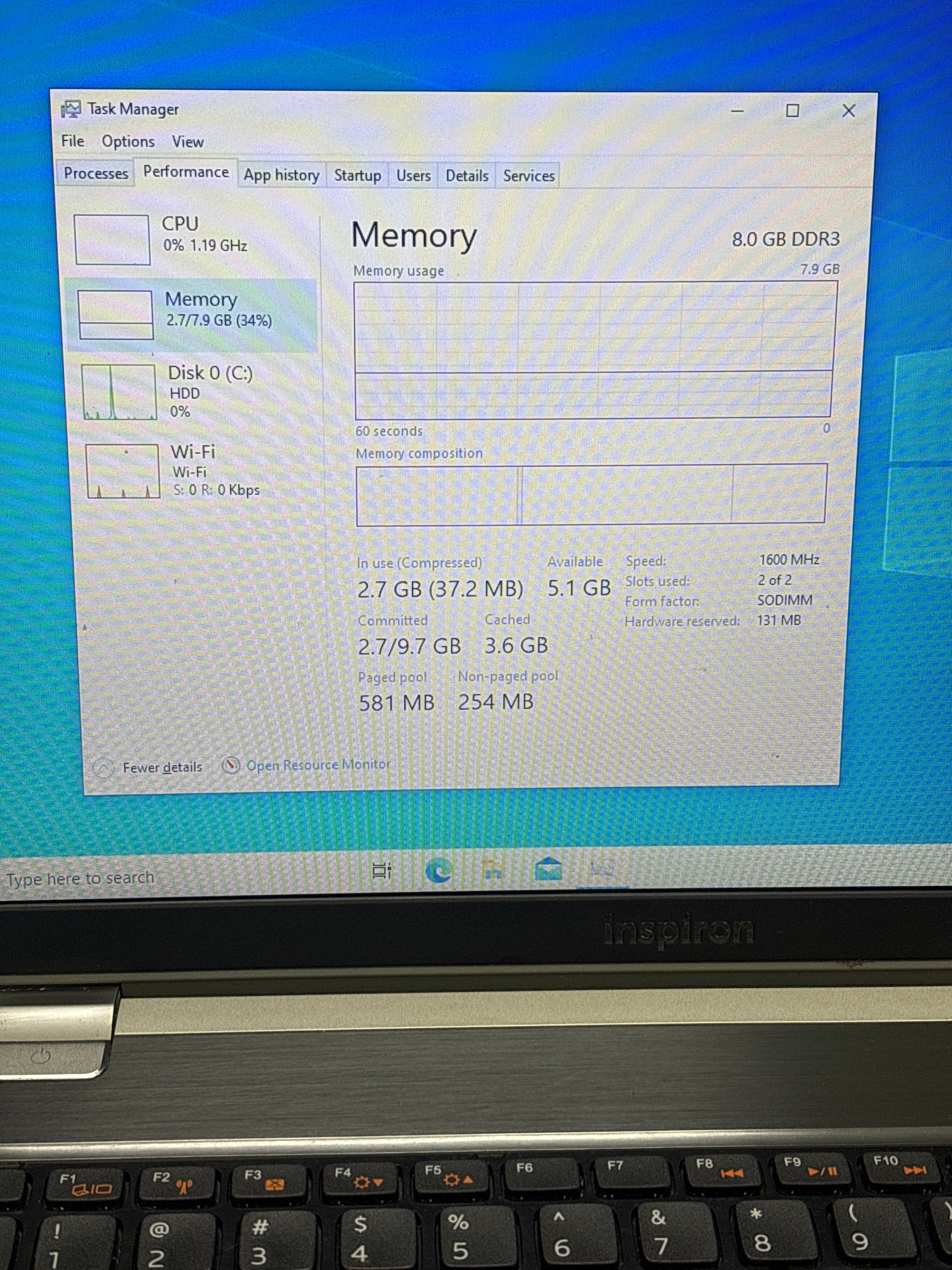 Dell Inspiron 5520 i5-3210m 8GB RAM 1TB HDD - For Parts (Read DESC)