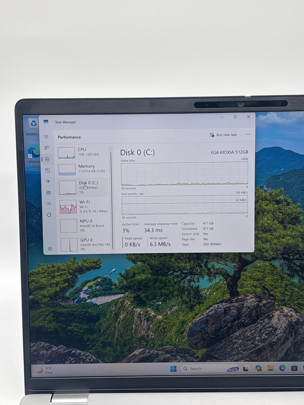 Dell Pro 16 Plus PB16250 16" Intel Ultra 7 512GB SSD 32GB RAM Laptop - Used