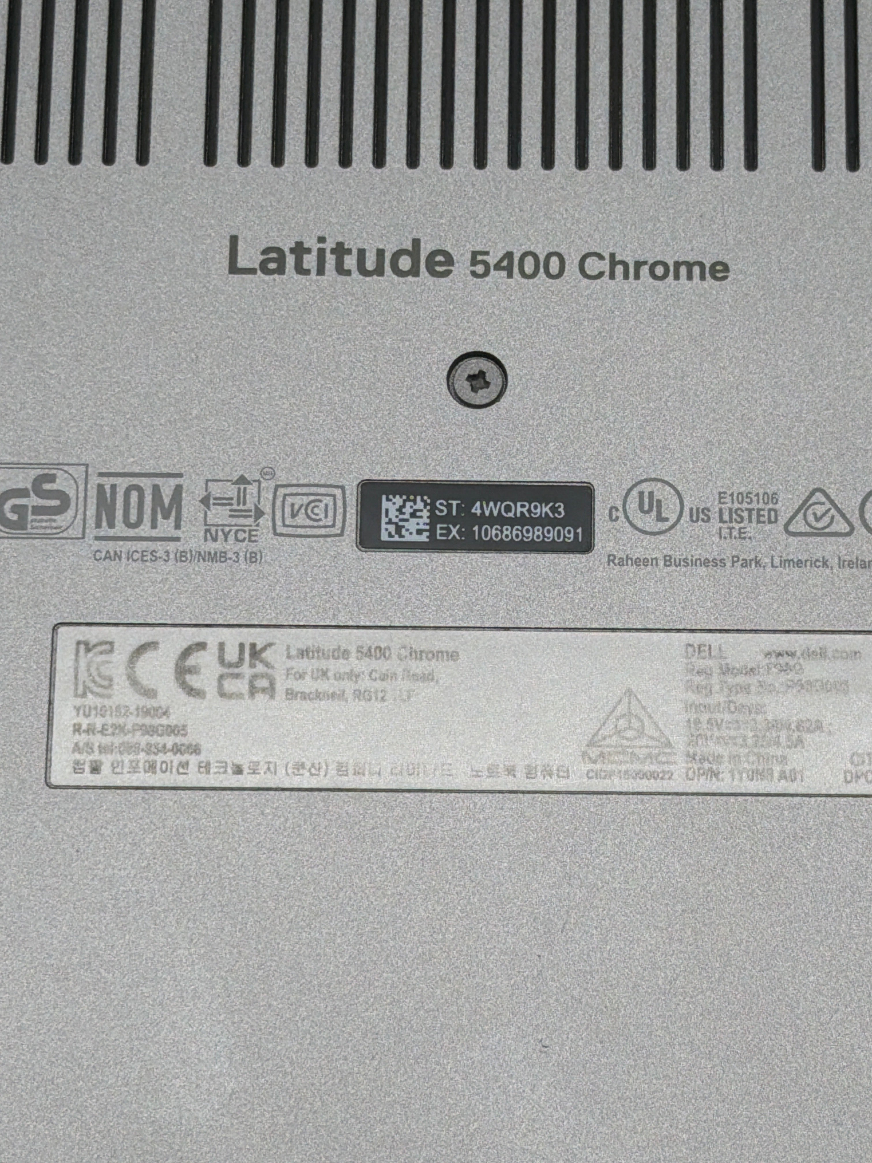 Dell Latitude 5400 Chromebook 14" FHD i5-8265U 8GB RAM 128GB SSD Remotely Managed