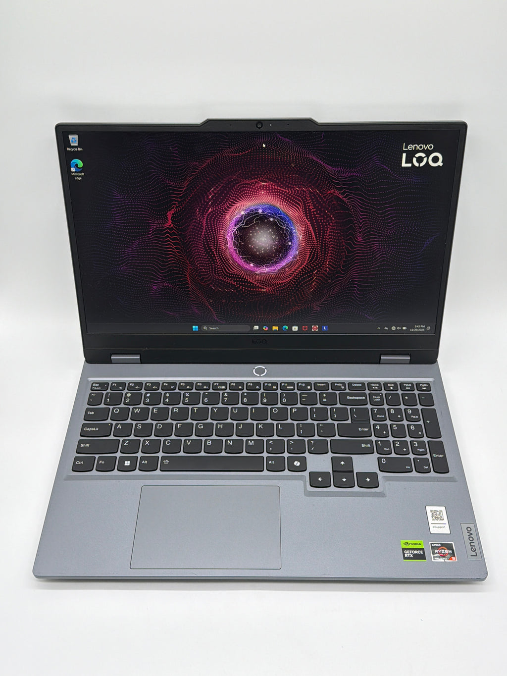 Lenovo LOQ 15ARP9 15.6" Ryzen 5 12GB RAM 512GB SSD RTX 4050 Gray