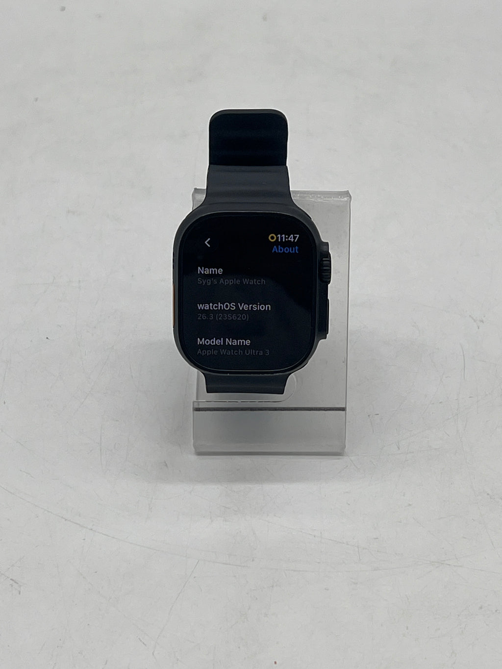 Apple Watch Ultra 3 A3281 Black Cellular MF0J4LW/A w/ Ocean Band - Used
