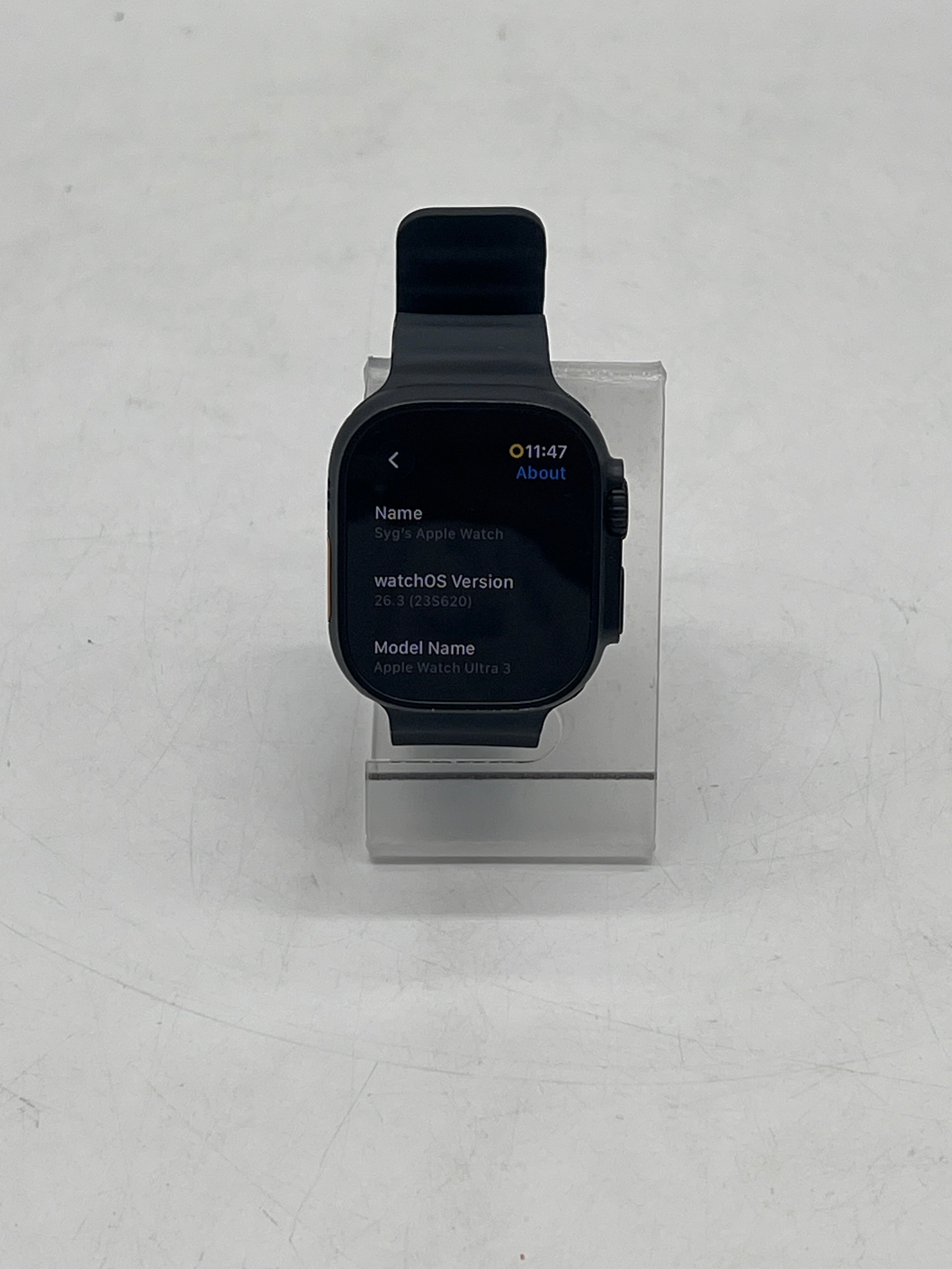 Apple Watch Ultra 3 A3281 Black Cellular MF0J4LW/A w/ Ocean Band - Used