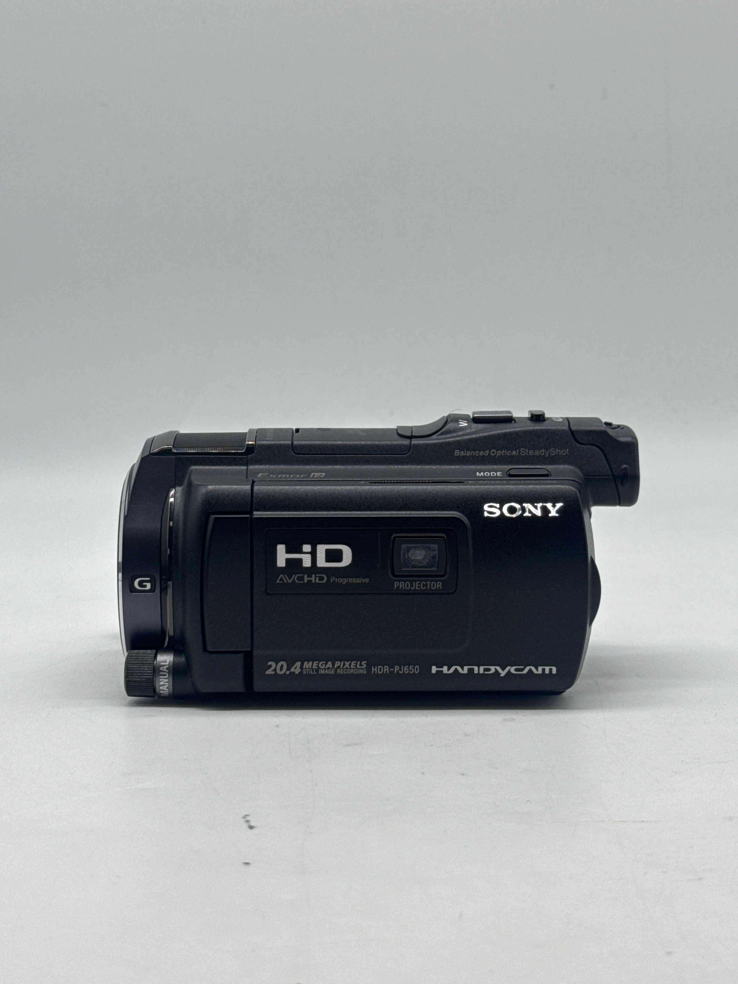 Sony HDR-PJ650V Full HD Camcorder 32GB Wi-Fi GPS Projector W/Cables
