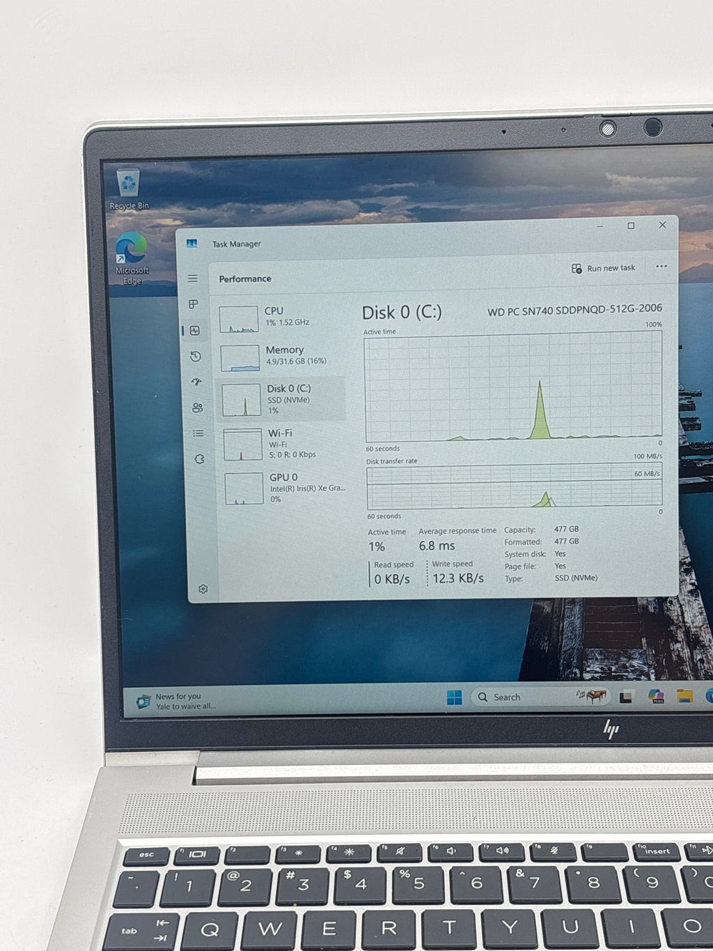 HP EliteBook 650 G10 i5-1345U 32GB RAM 512GB SSD - BIOS Lock/Remotely Managed