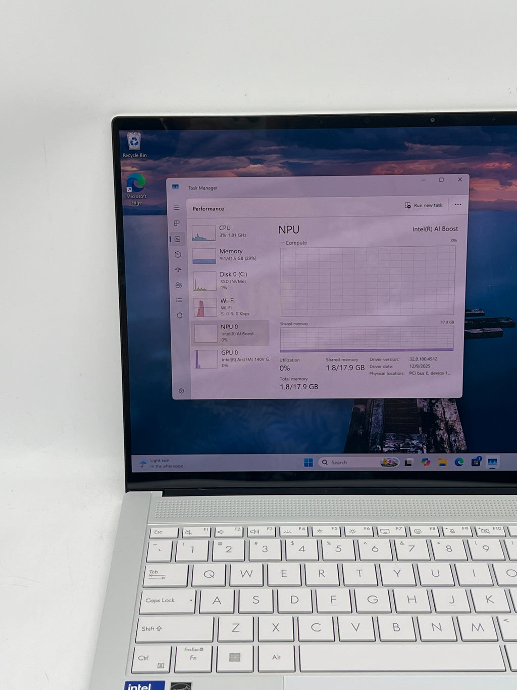 Asus Zenbook S 14 OLED Ultra 7 258V 32GB RAM 1TB SSD