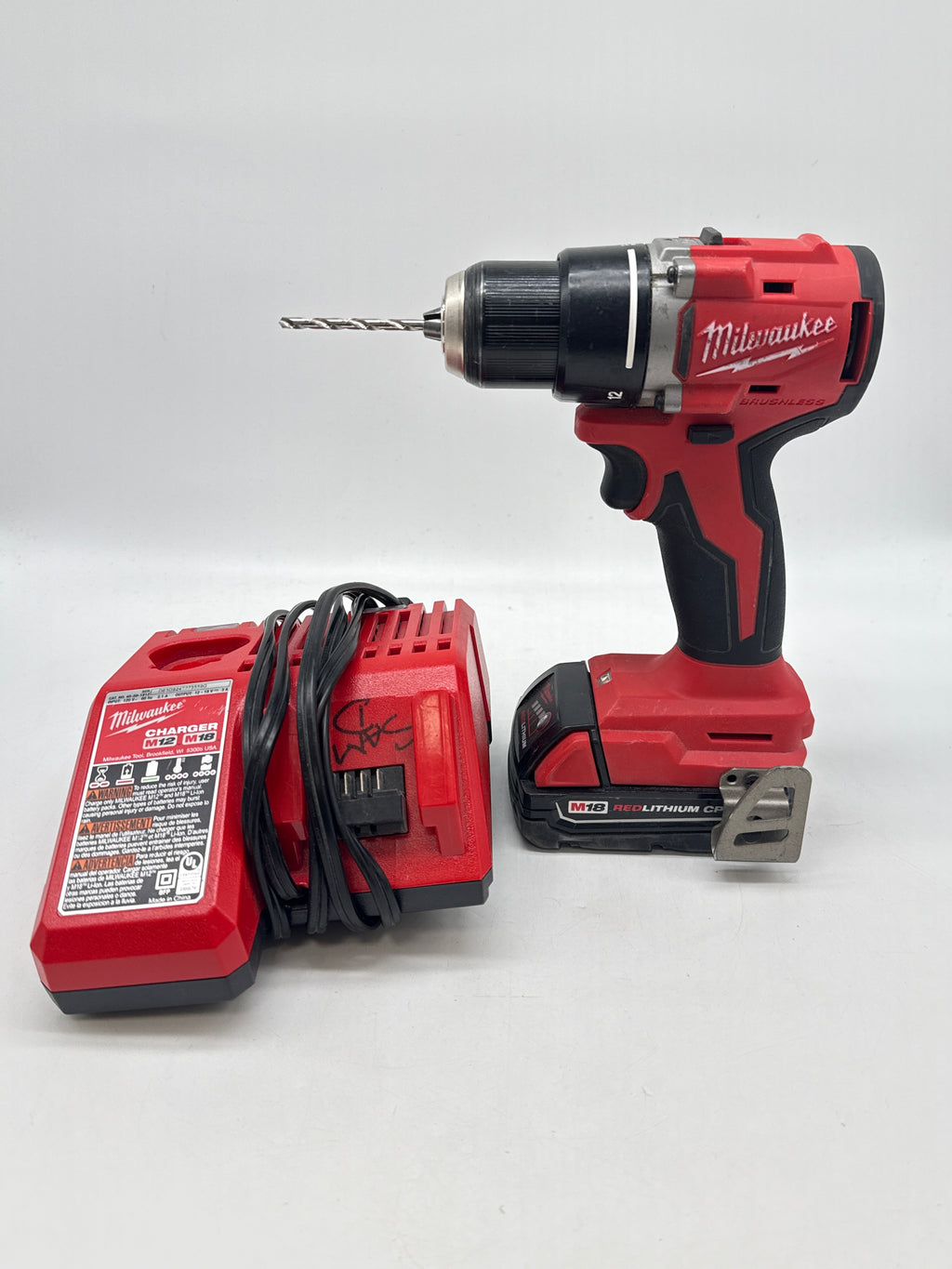 Milwaukee M18 3601-20 18V 1/2 in Brushless Drill/Driver w/Charger - Used